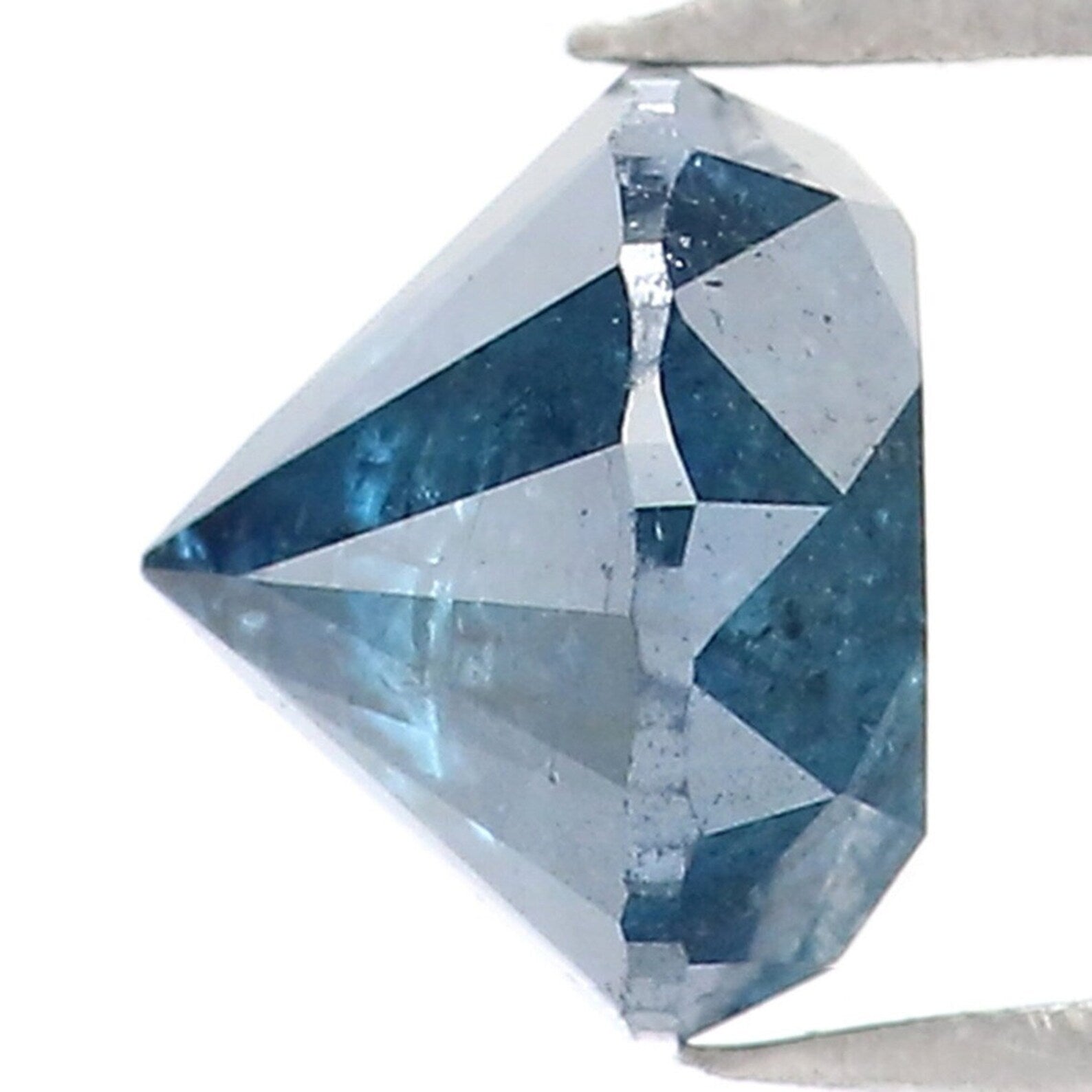 0.95 CT Natural Loose Round Shape Diamond Blue Color Round Cut Diamond 5.50 MM Natural Diamond Blue Color Round Brilliant Cut Diamond QN9923