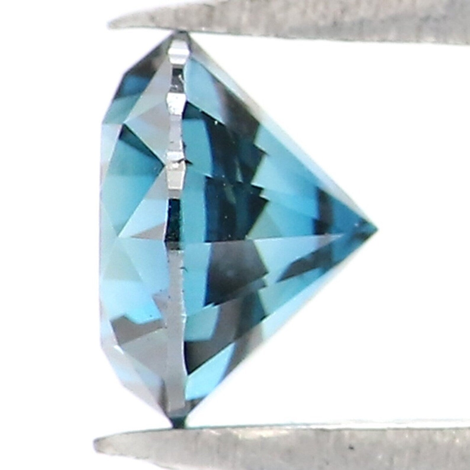 0.34 CT Natural Loose Round Shape Diamond Blue Color Round Diamond 4.25 MM Natural Diamond Blue Color Round Brilliant Cut Diamond NQ1411