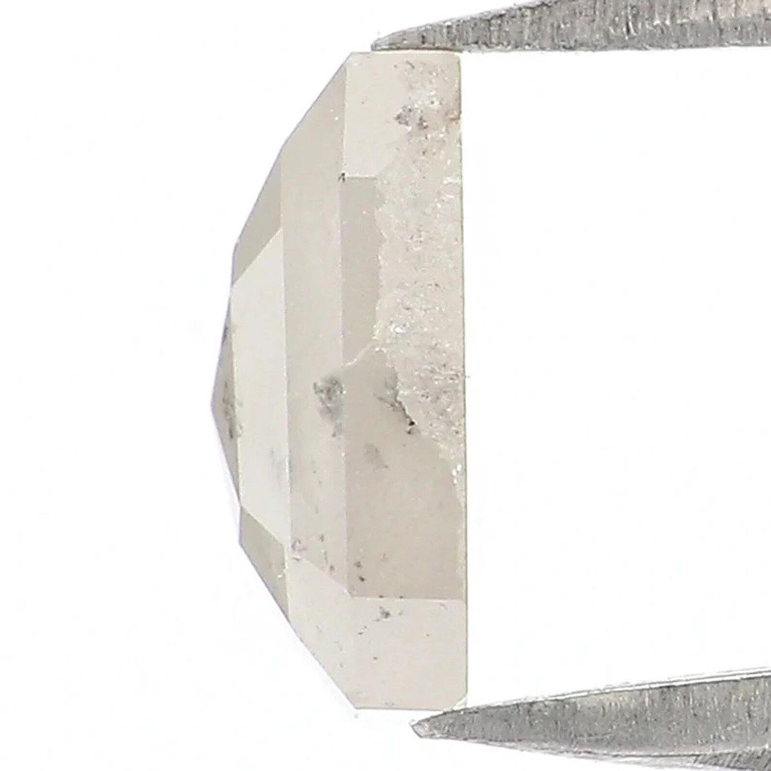 0.91 CT Natural Loose Emerald Shape Diamond White Color Emerald Cut Diamond 6.40 MM Natural Loose Grey Color Emerald Rose Cut Diamond NQ7692