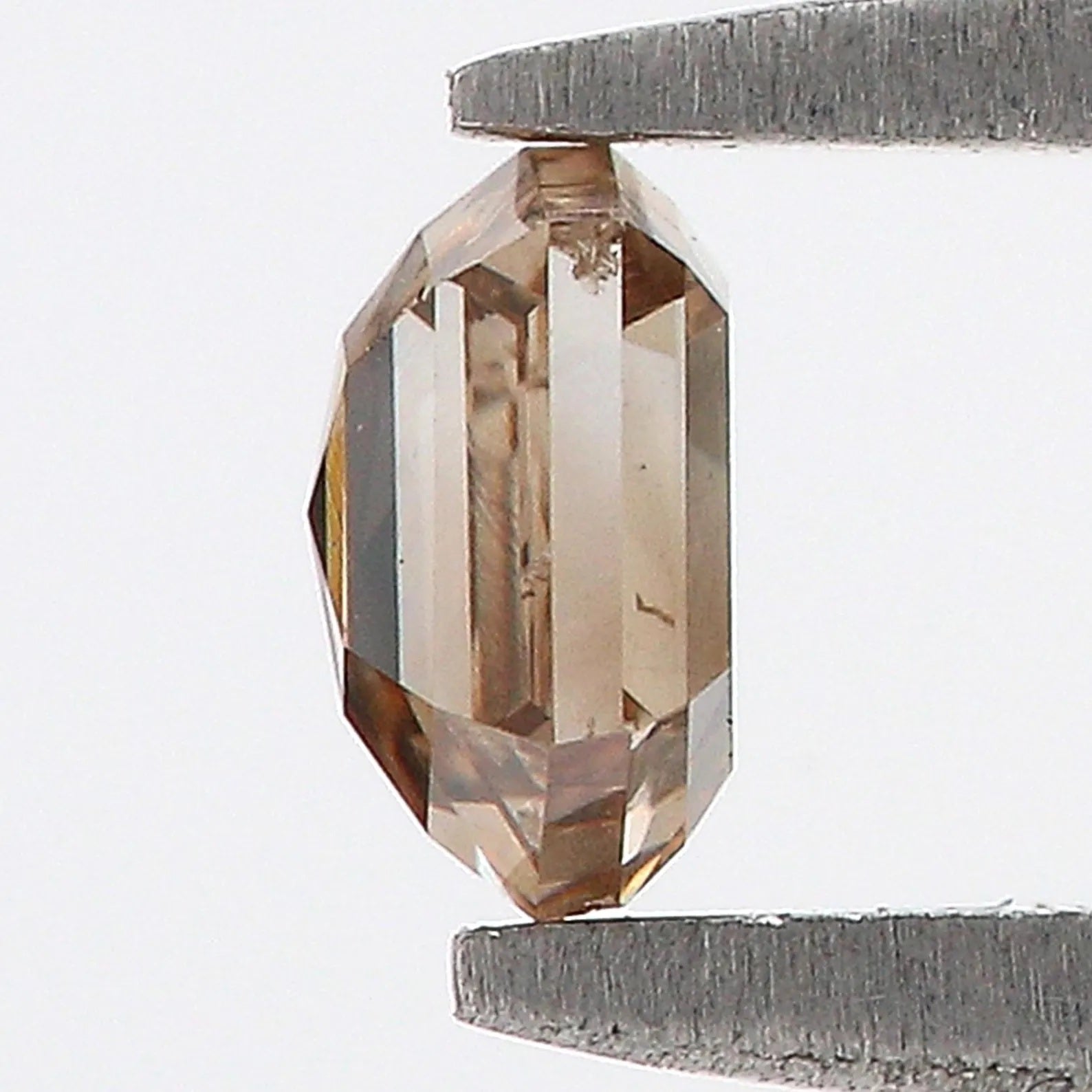 0.40 CT Natural Loose Hexagon Shape Diamond Brown Color Hexagon Diamond 4.30 MM Natural Loose Brown Color Hexagon Rose Cut Diamond NQ1203
