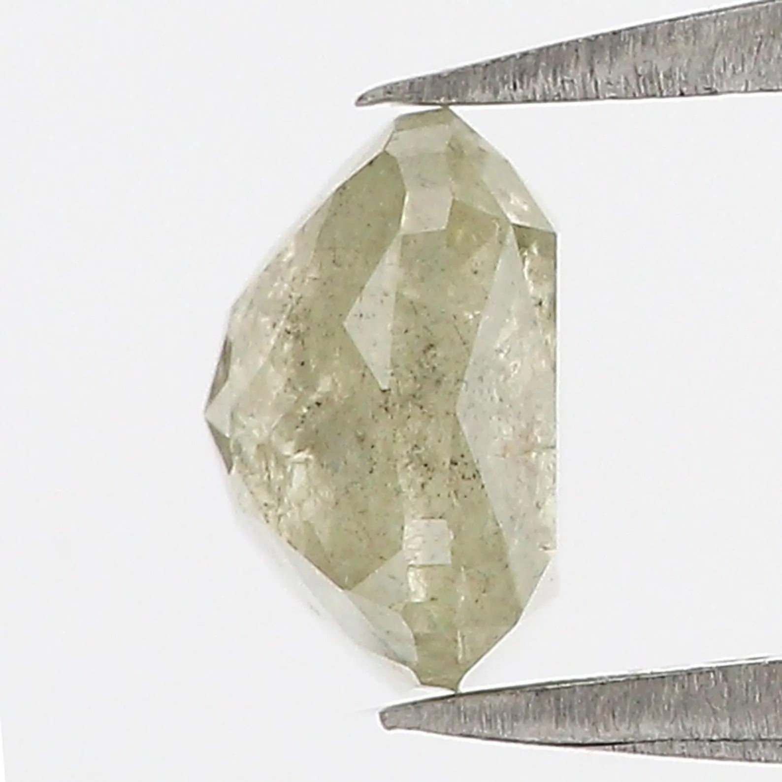 1.35 CT Natural Loose Cushion Diamond Yellow Color Cushion Diamond 6.20 MM Natural Loose Diamond Grey Color Cushion Rose Cut Diamond NQ7868