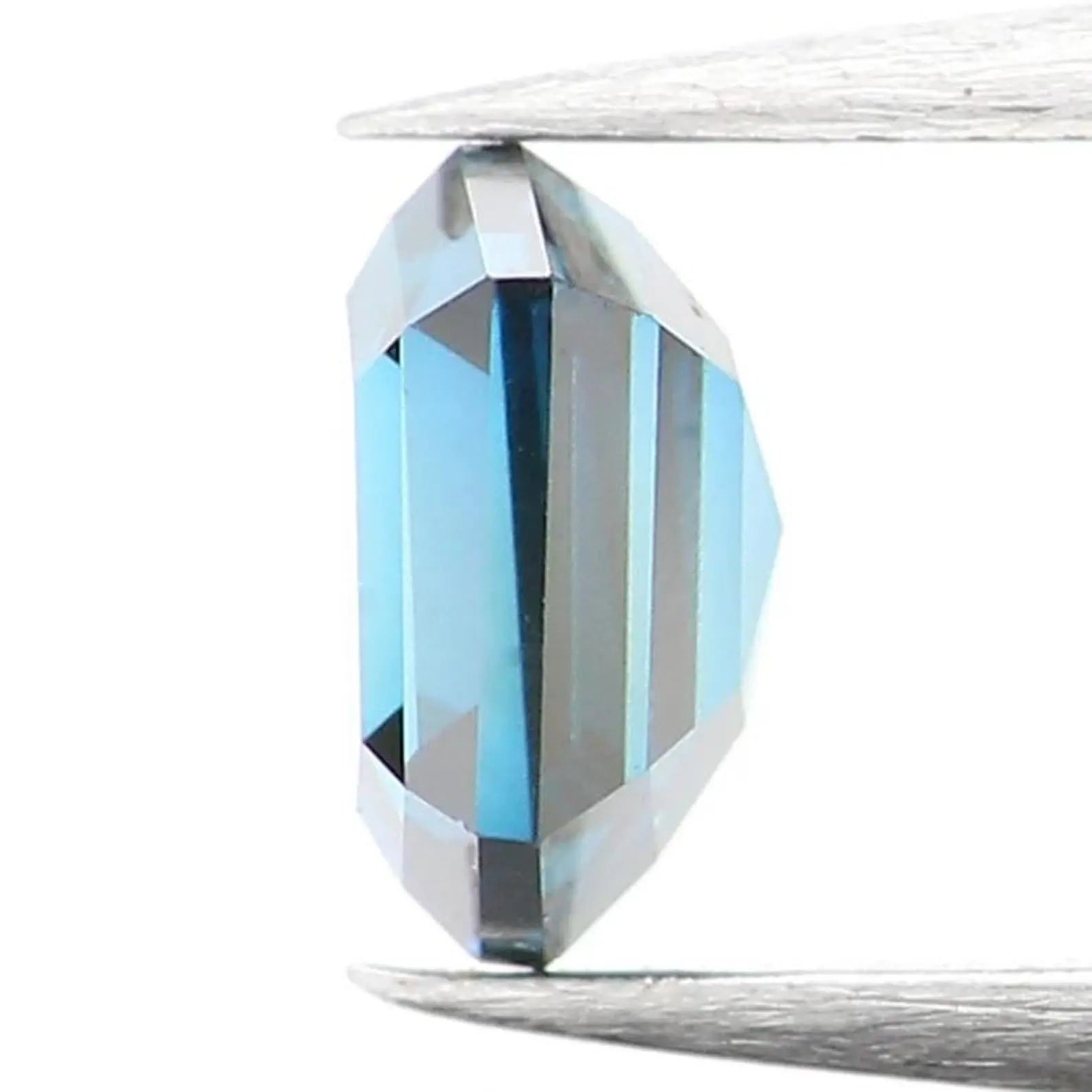 0.34 Ct Natural Loose Hexagon Shape Diamond Blue Color Hexagon Diamond 4.45 MM Natural Diamond Blue Color Hexagon Rose Cut Diamond NQ1395