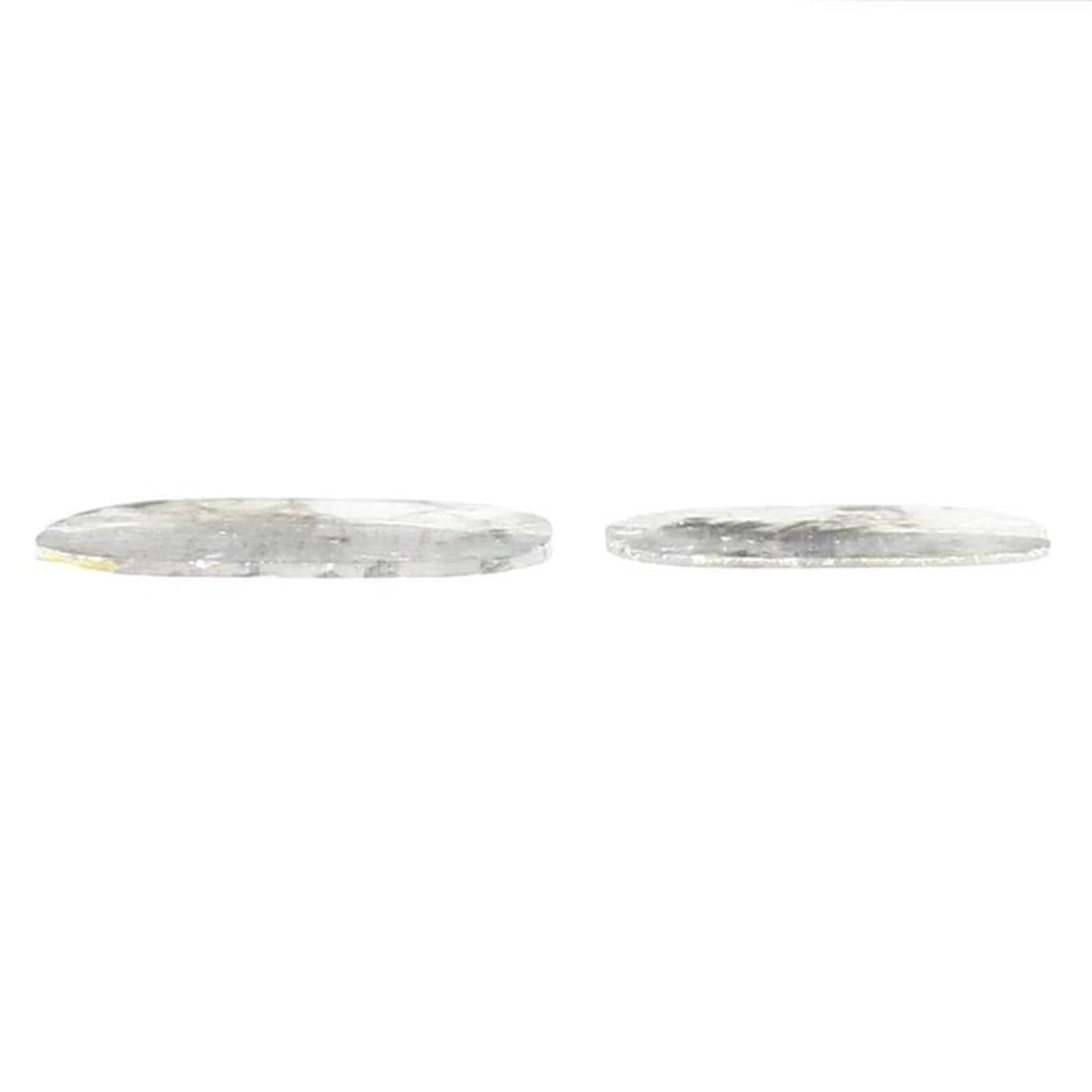 1.14 CT Natural Loose Slice Shape Diamond Grey Color Slice Diamond 9.80 MM Natural Loose Diamond Grey Color Irregular Cut Diamond NQ1284