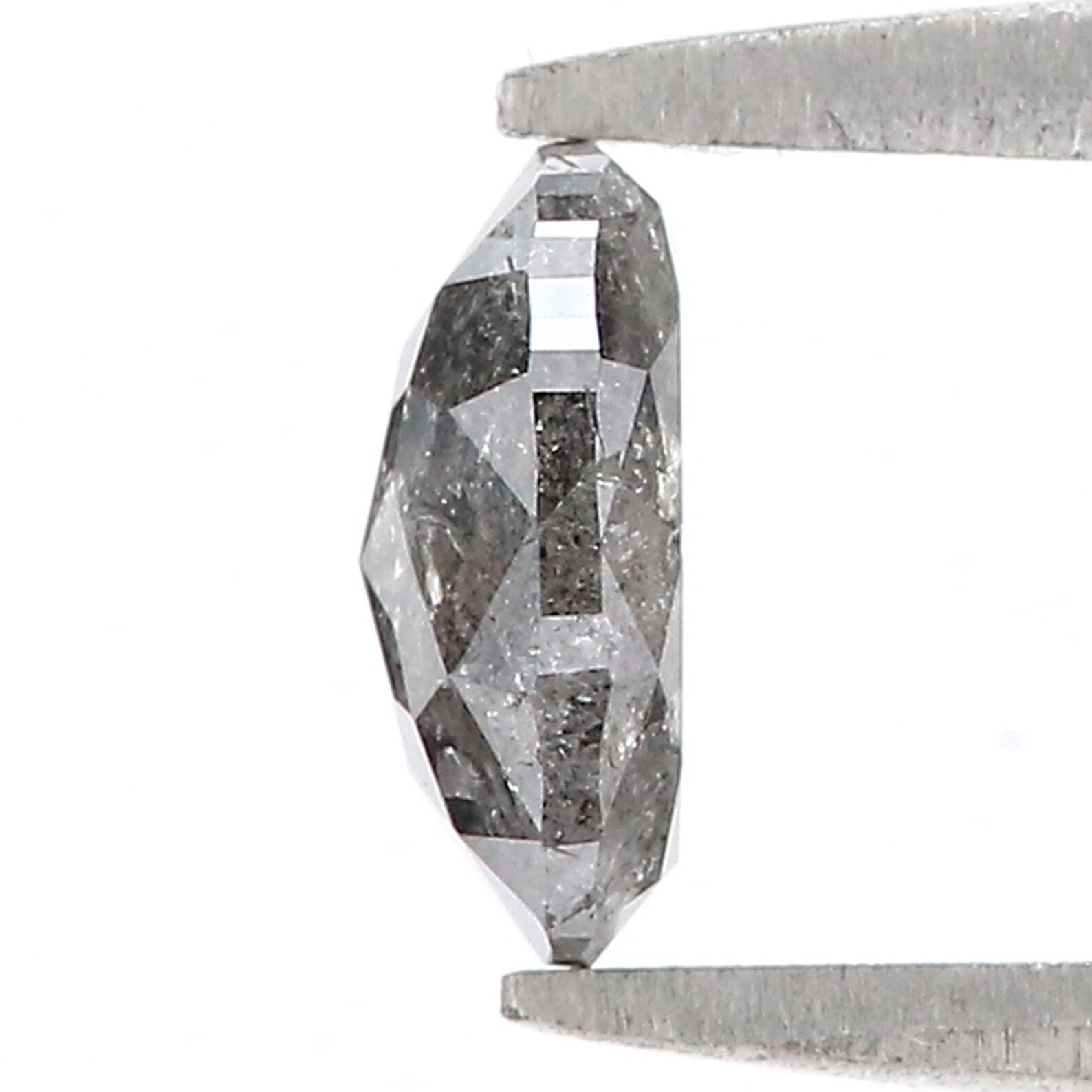 0.84 CT Natural Loose Oval Shape Diamond Black Color Oval Cut Diamond 6.95 MM Natural Loose Diamond Black Oval Shape Rose Cut Diamond QN829