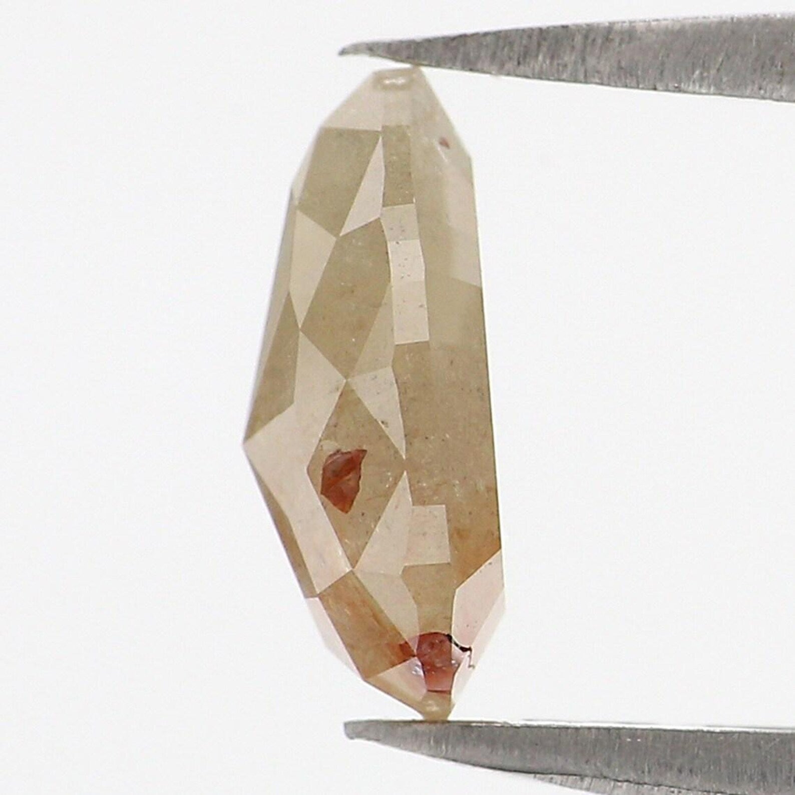 1.25 Ct Natural Loose Pear Shape Diamond Grey Color Pear Cut Diamond 8.55 MM Natural Loose Diamond Grey Color Pear Rose Cut Diamond NQ773