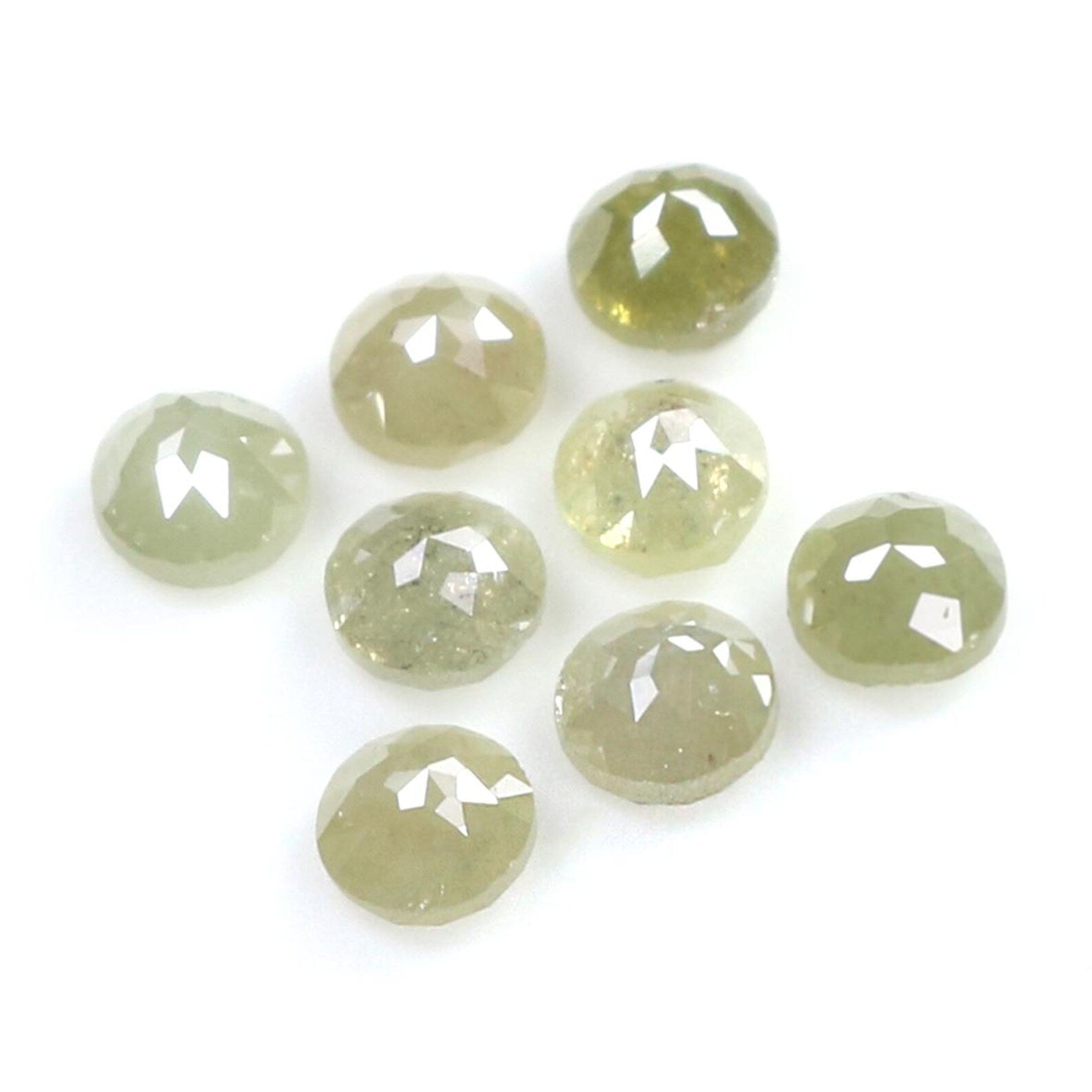 1.58 CT Natural Loose Round Shape Diamond Grey Color Round Diamond 3.20 MM Natural Loose Diamond Grey Color Round Rose Cut Diamond NQ7774