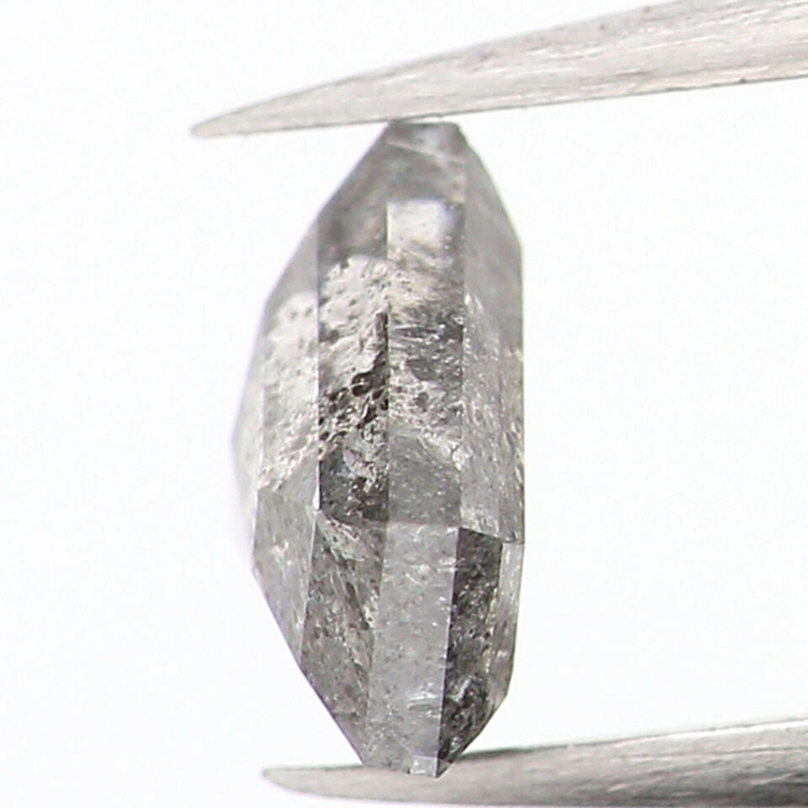 0.58 CT Natural Loose Shield Shape Diamond Salt And Pepper Shield Cut Diamond 5.10 MM Natural Diamond Shield Rose Cut Diamond QN1261