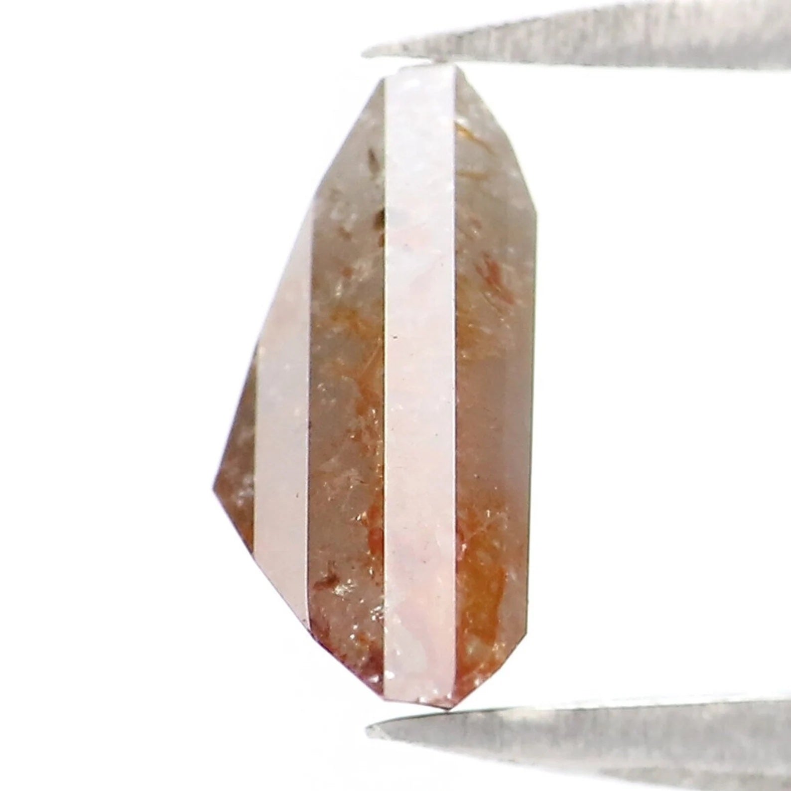 1.36 CT Natural Loose Triangle Cut Diamond Grey Brown Color Triangle Cut Diamond 7.45 MM Natural Grey Brown Triangle Rose Cut Diamond NQ746