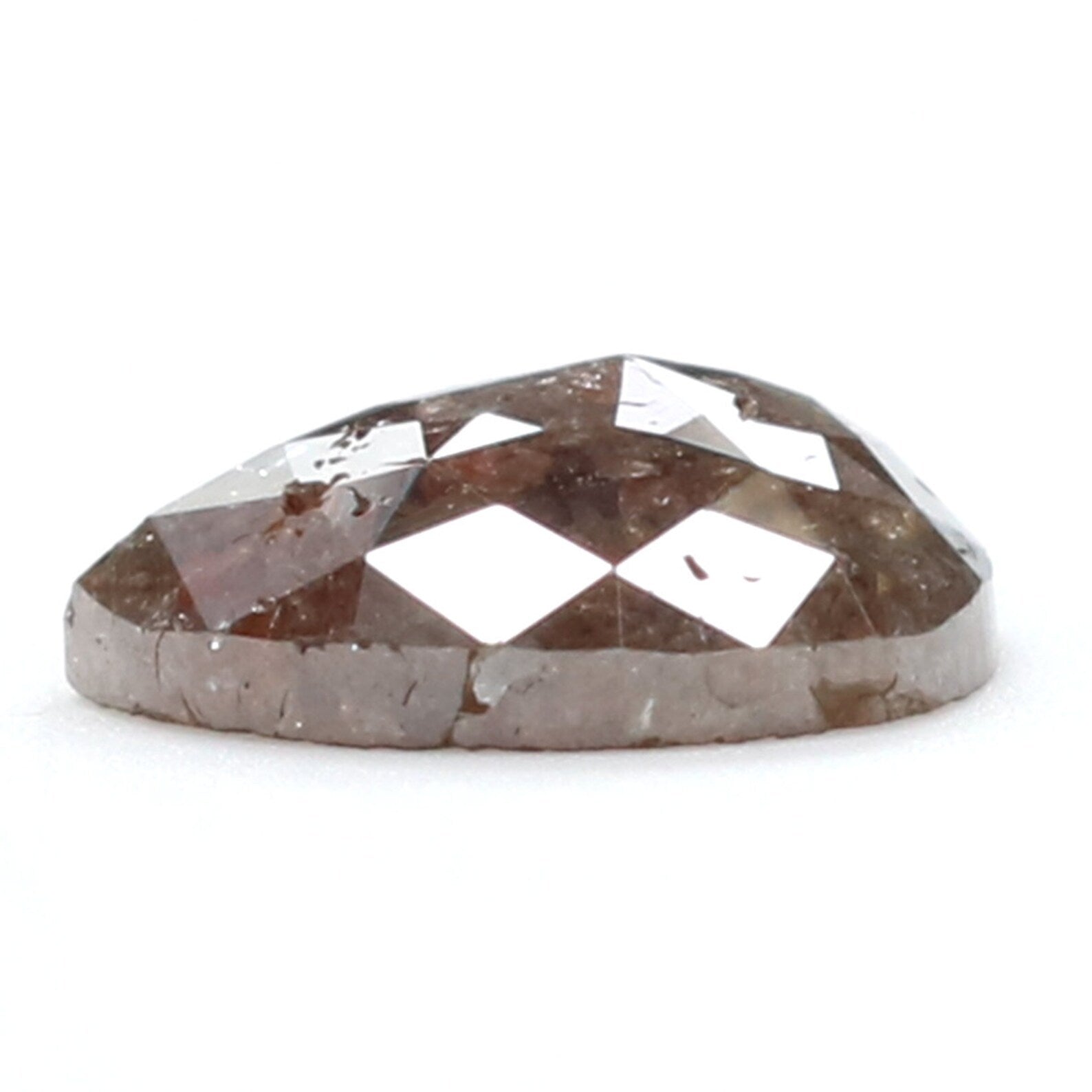 Natural Loose Pear Brown Color Diamond 1.37 CT 8.35 MM Pear Shape Rose Cut Diamond N1701