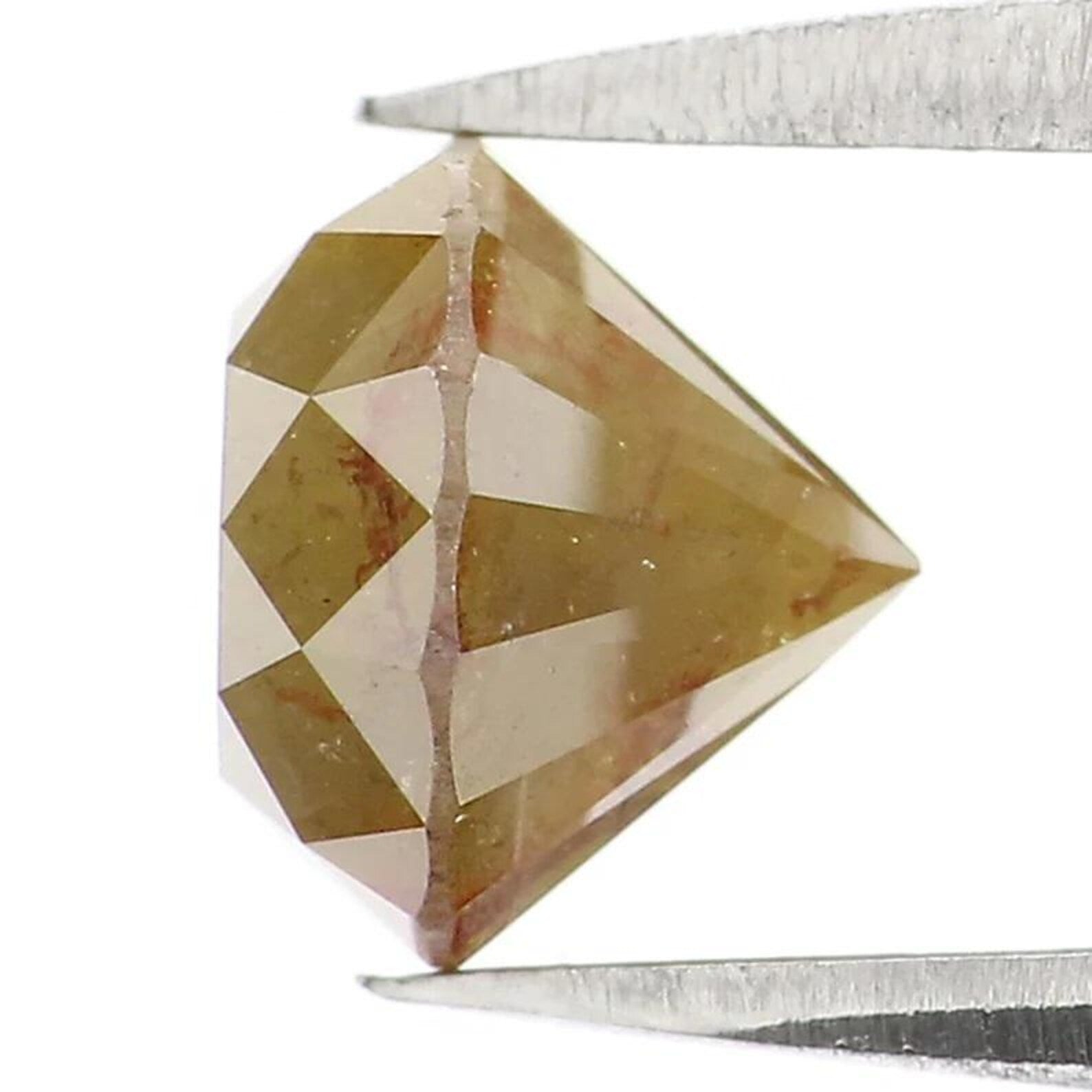1.55 CT Natural Loose Round Shape Diamond Yellow Color Round Diamond 6.65 MM Natural Diamond Yellow Color Round Brilliant Cut Diamond NQ1692