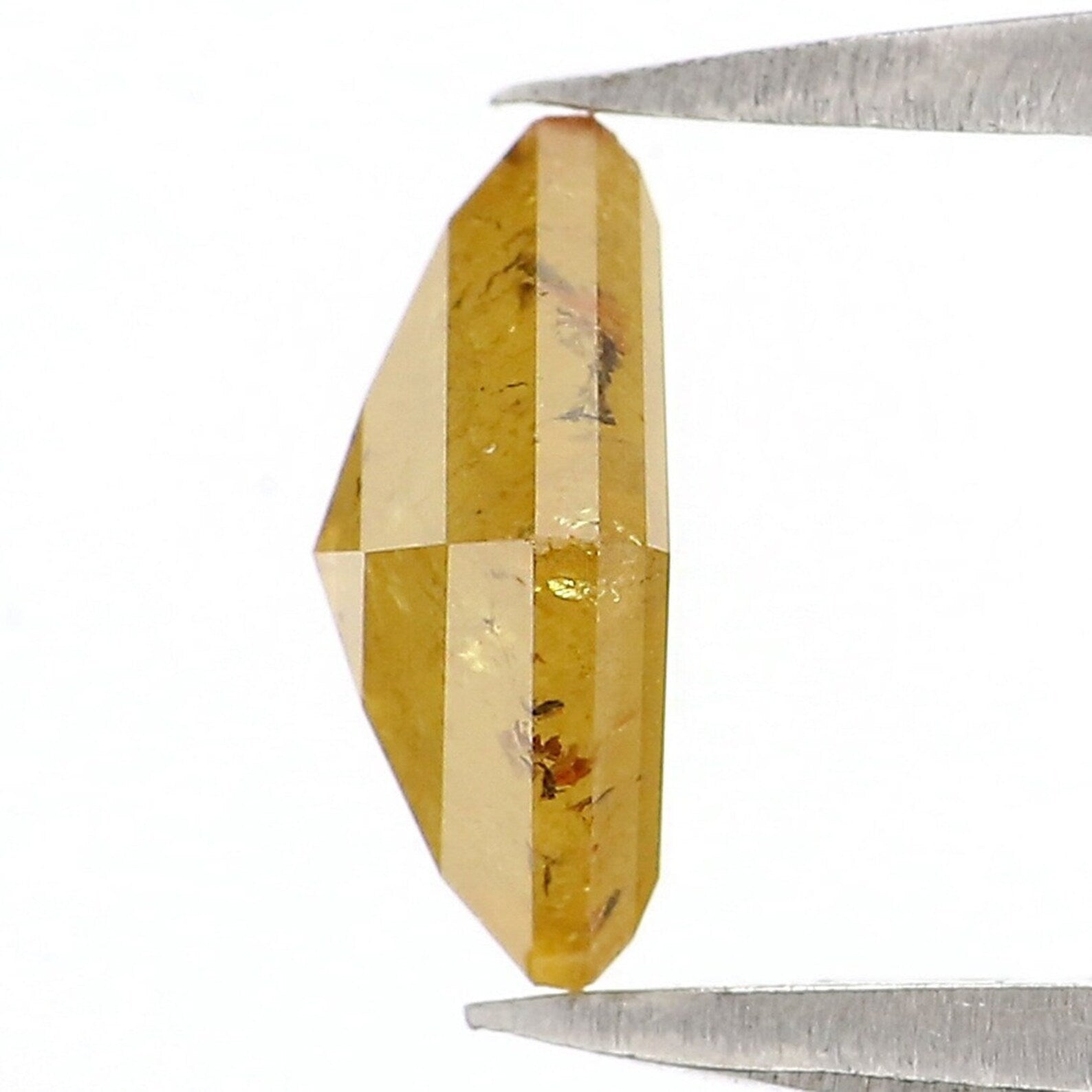 0.93 CT Natural Loose Kite Shape Diamond Yellow Color Kite Cut Diamond 7.55 MM Natural Loose Diamond Kite Shape Rose Cut Diamond QN635