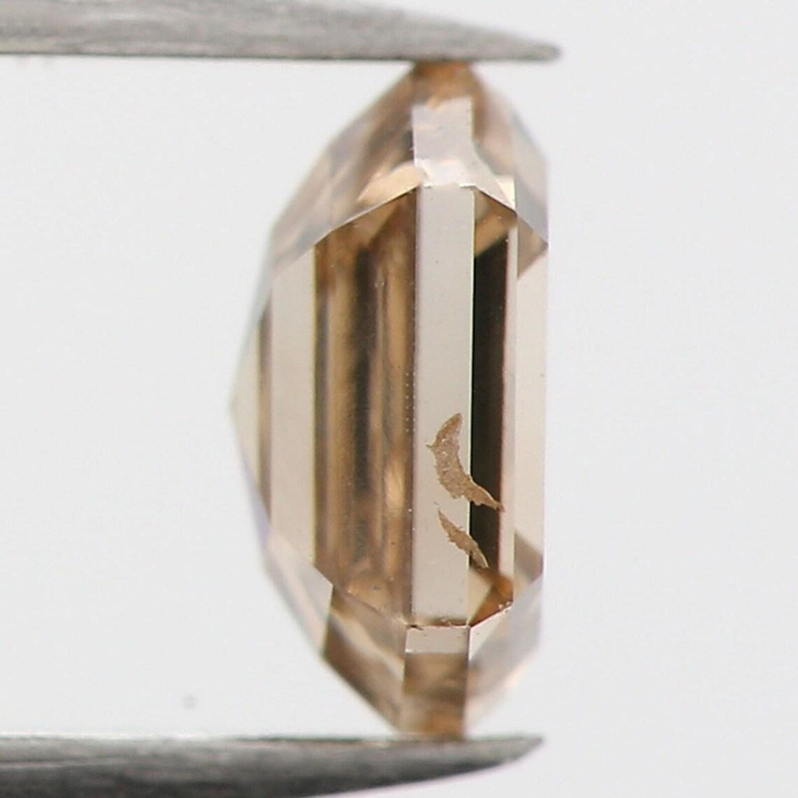 0.33 CT Natural Loose Hexagon Shape Diamond Brown Color Hexagon Diamond 4.50 MM Natural Loose Brown Color Hexagon Rose Cut Diamond NQ1182