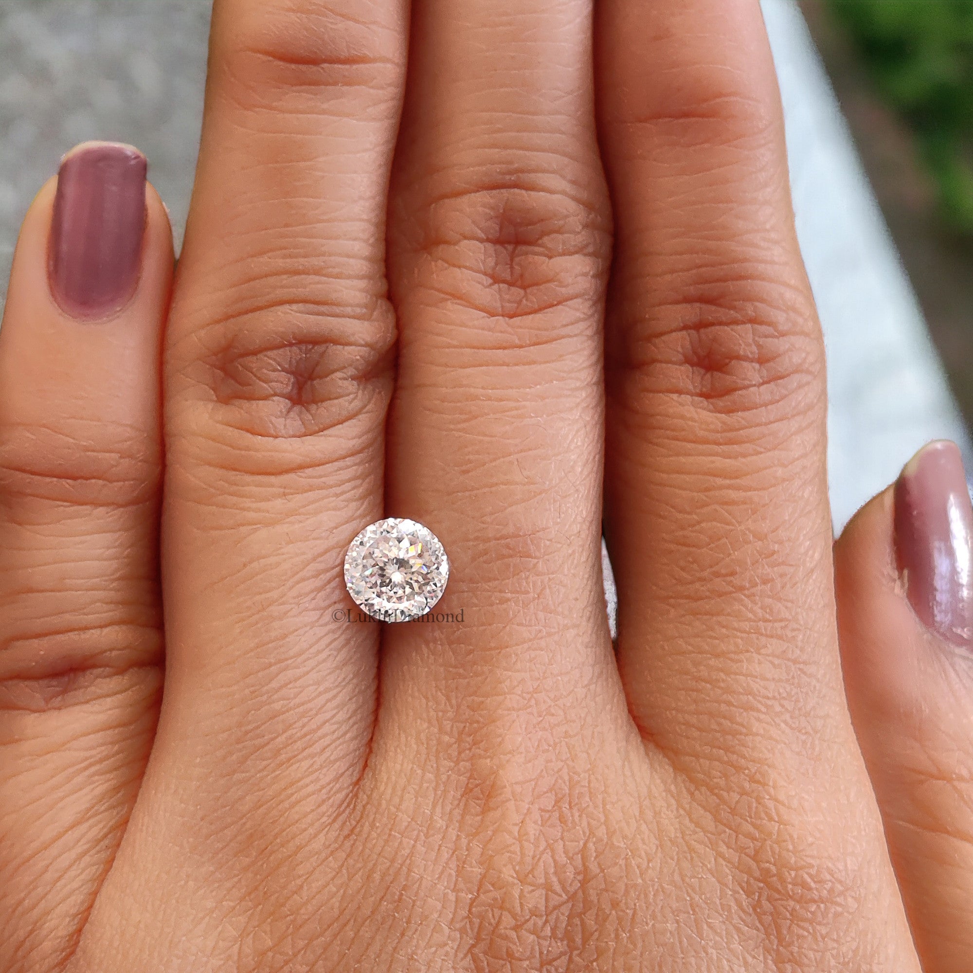 Round Portuguese Cut Loose White Moissanite Stone 6.5,7,8,9,10 MM Vintage Antique Handcrafted Eye Clean Moissanite Engagement Gift Ring Q117