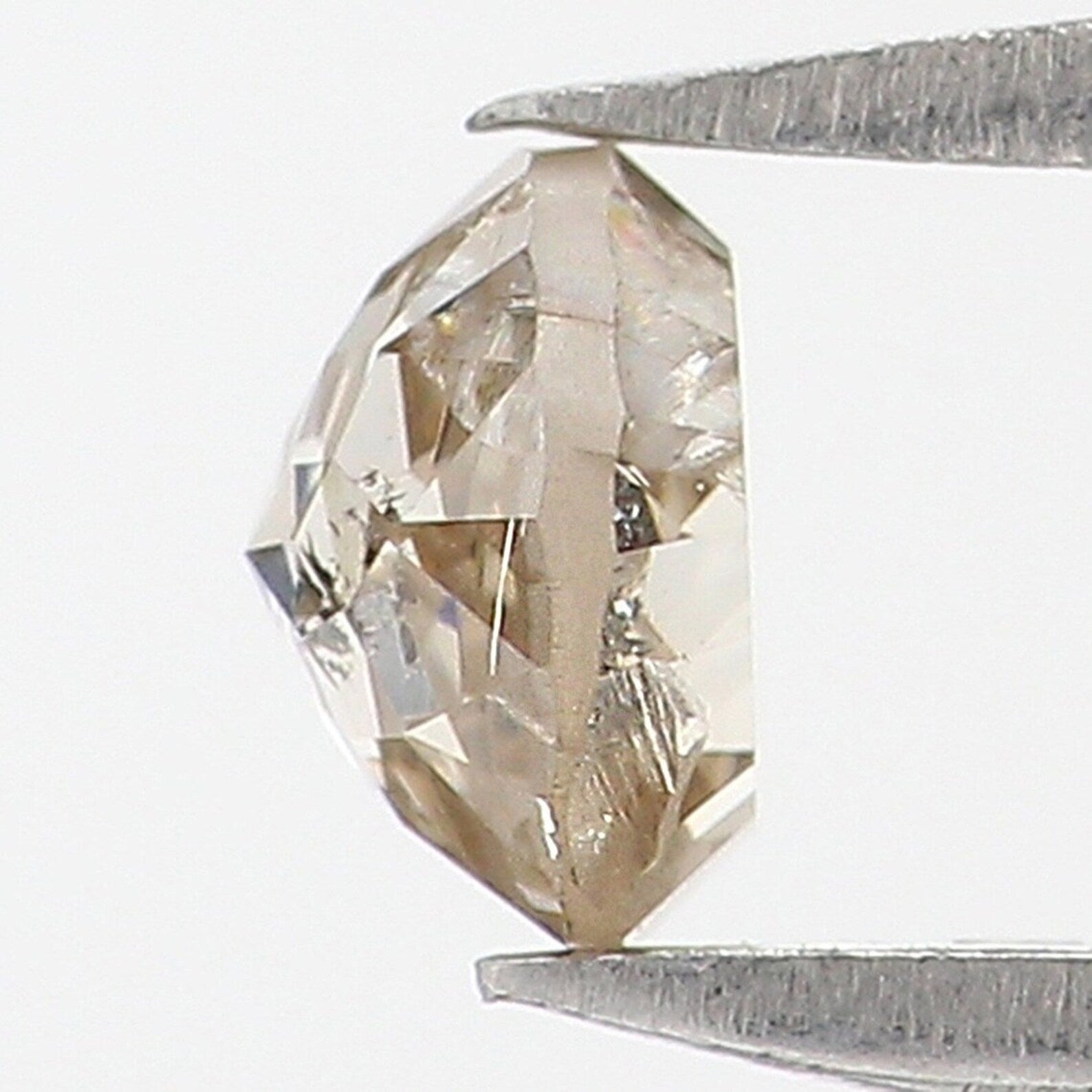 0.36 CT Natural Loose Round Shape Diamond Brown Color Round Rose Cut Diamond 4.20 MM Natural Loose Diamond Round Rose Cut Diamond NQ8036