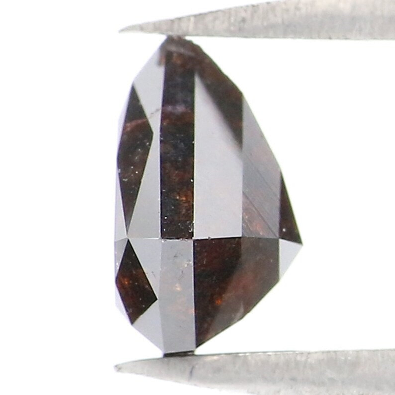 0.90 CT Natural Loose Shield Shape Diamond Brown Color Shield Cut Diamond 6.45 MM Natural Diamond Brown Color Shield Rose Cut Diamond NQ529