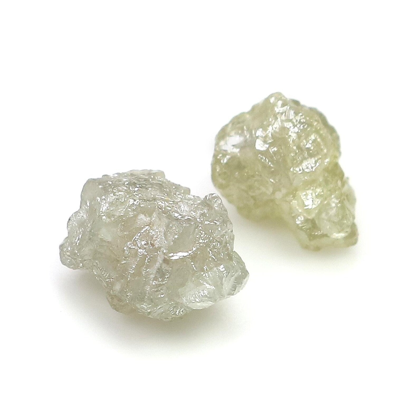 2.68 CT Natural Loose Rough Shape Diamond Grey Color Rough Uncut Diamond 7.65 MM Natural Grey Diamond Rough Irregular Cut Diamond NQ2580