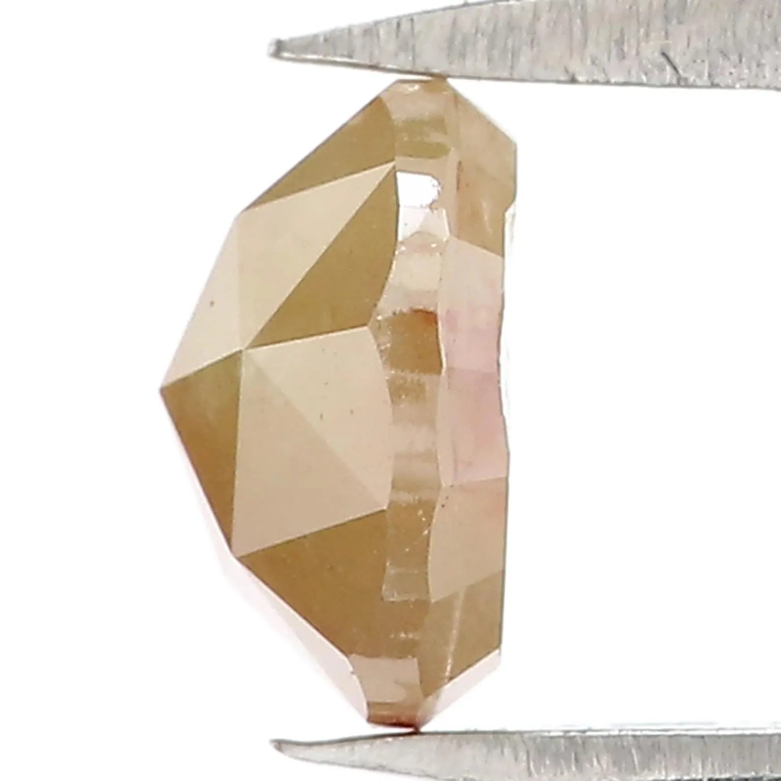 Natural Loose Rose Cut Yellow Green Color Diamond 1.34 CT 6.70 MM Round Rose Cut Shape Diamond KDN9967
