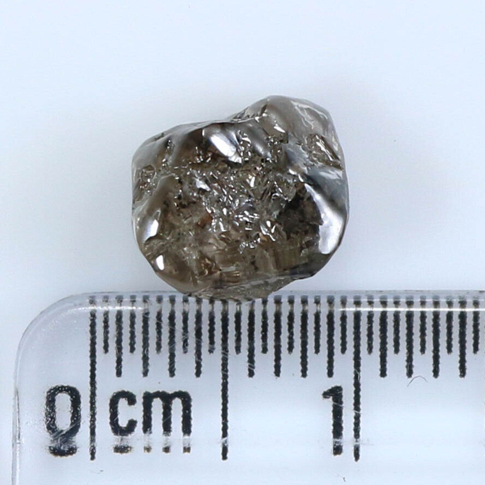 3.36 CT Natural Loose Rough Shape Diamond Brown Color Rough Diamond 9.70 MM Natural Loose Diamond Brown Color Rough Shape Diamond QN284