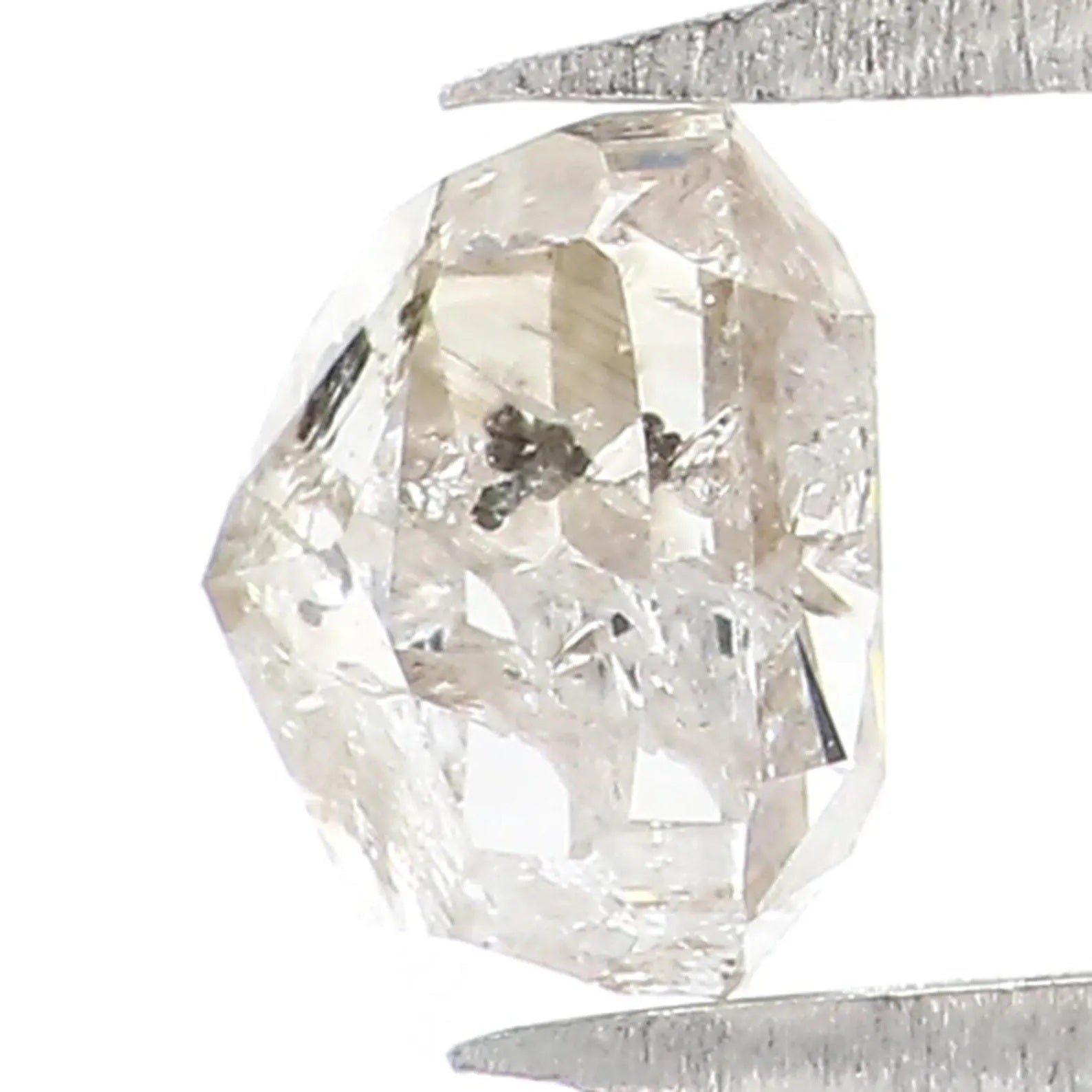 0.83 Ct Natural Loose Cushion Shape Diamond Yellow Color Cushion Diamond 4.90 MM Natural Grey Color Cushion Brilliant Cut Diamond NQB7398
