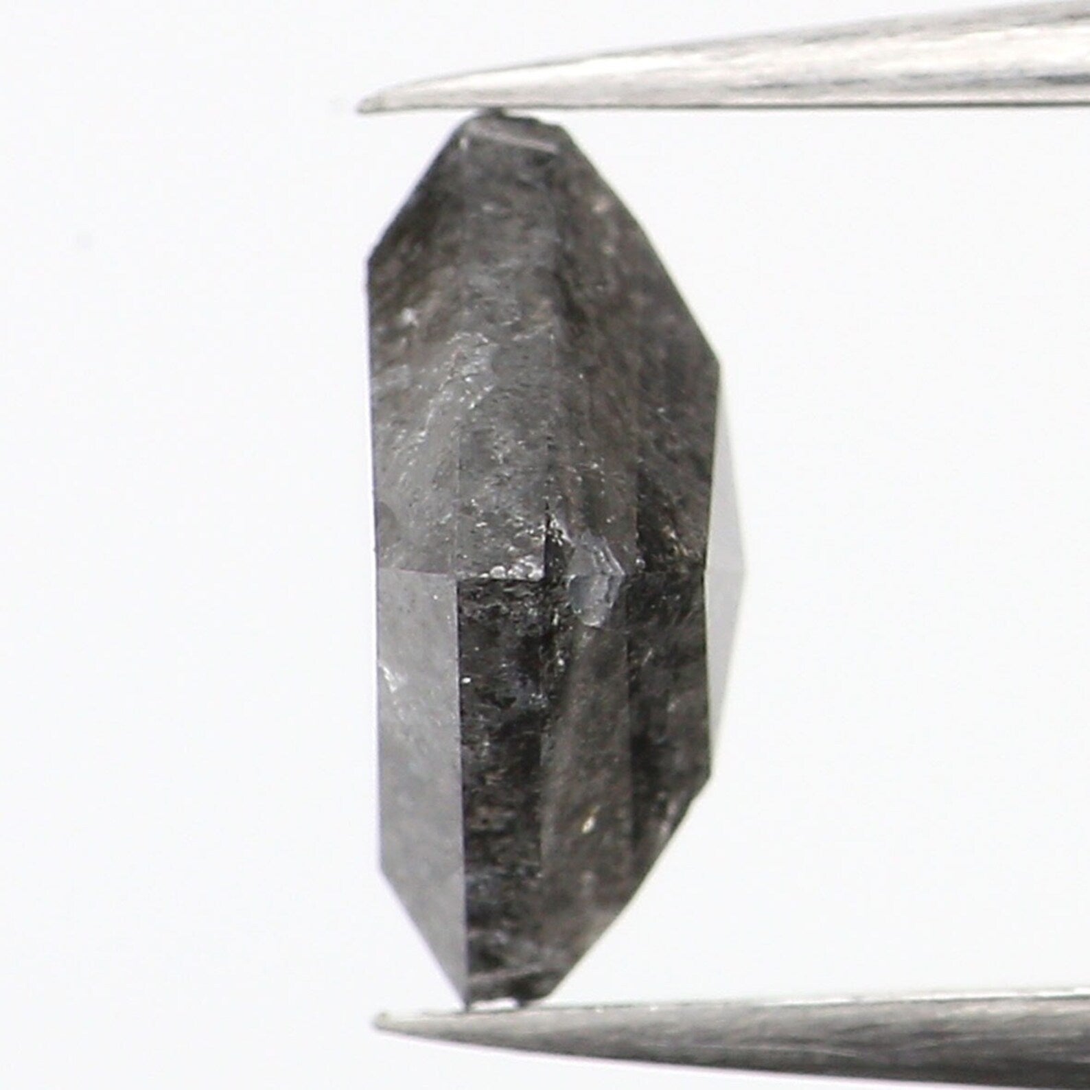 1.16 CT Natural Loose Kite Shape Diamond Salt And Pepper Kite Cut Diamond 7.90 MM Natural Loose Diamond Black Grey Kite Shape Diamond QN1266