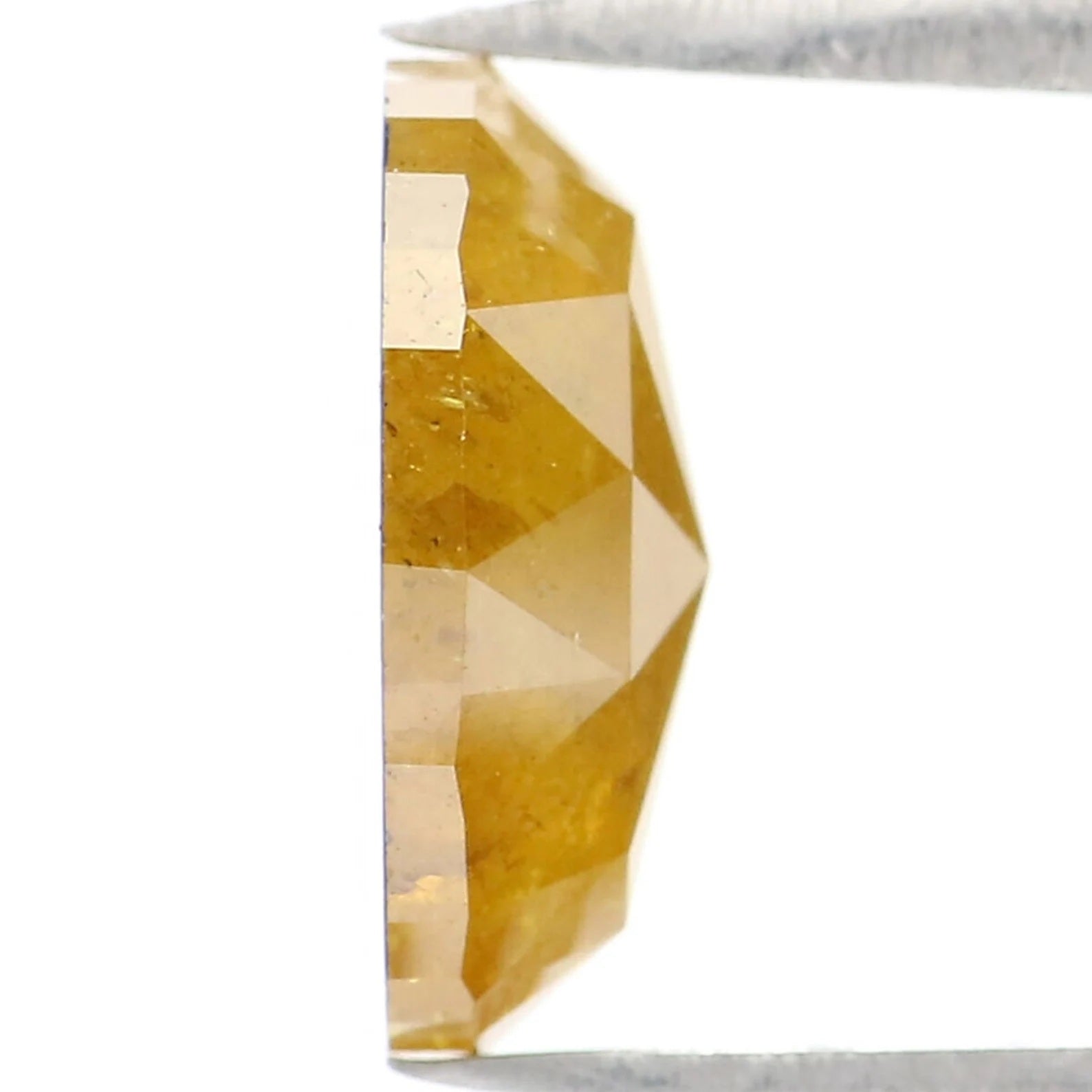 2.00 CT Natural Loose Oval Shape Diamond Yellow Coffee Color Oval Shape Diamond 9.50 MM Natural Loose Yellow Oval Rose Cut Diamond NQ7491