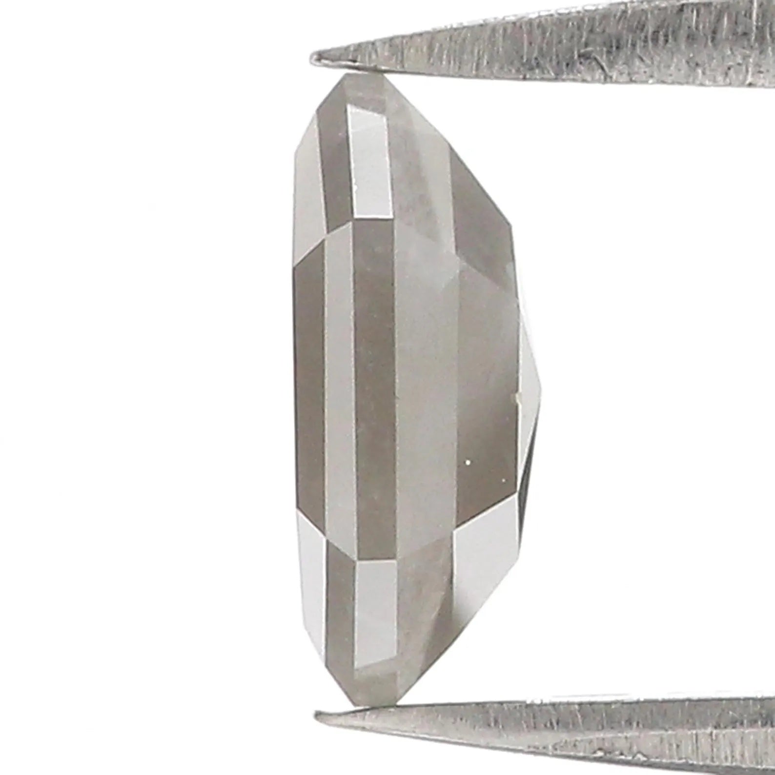 1.77 Ct Natural Loose Hexagon Shape Diamond Grey Color Hexagon Cut Diamond 8.60 MM Natural Loose Grey Color Hexagon Rose Cut Diamond NQ1389
