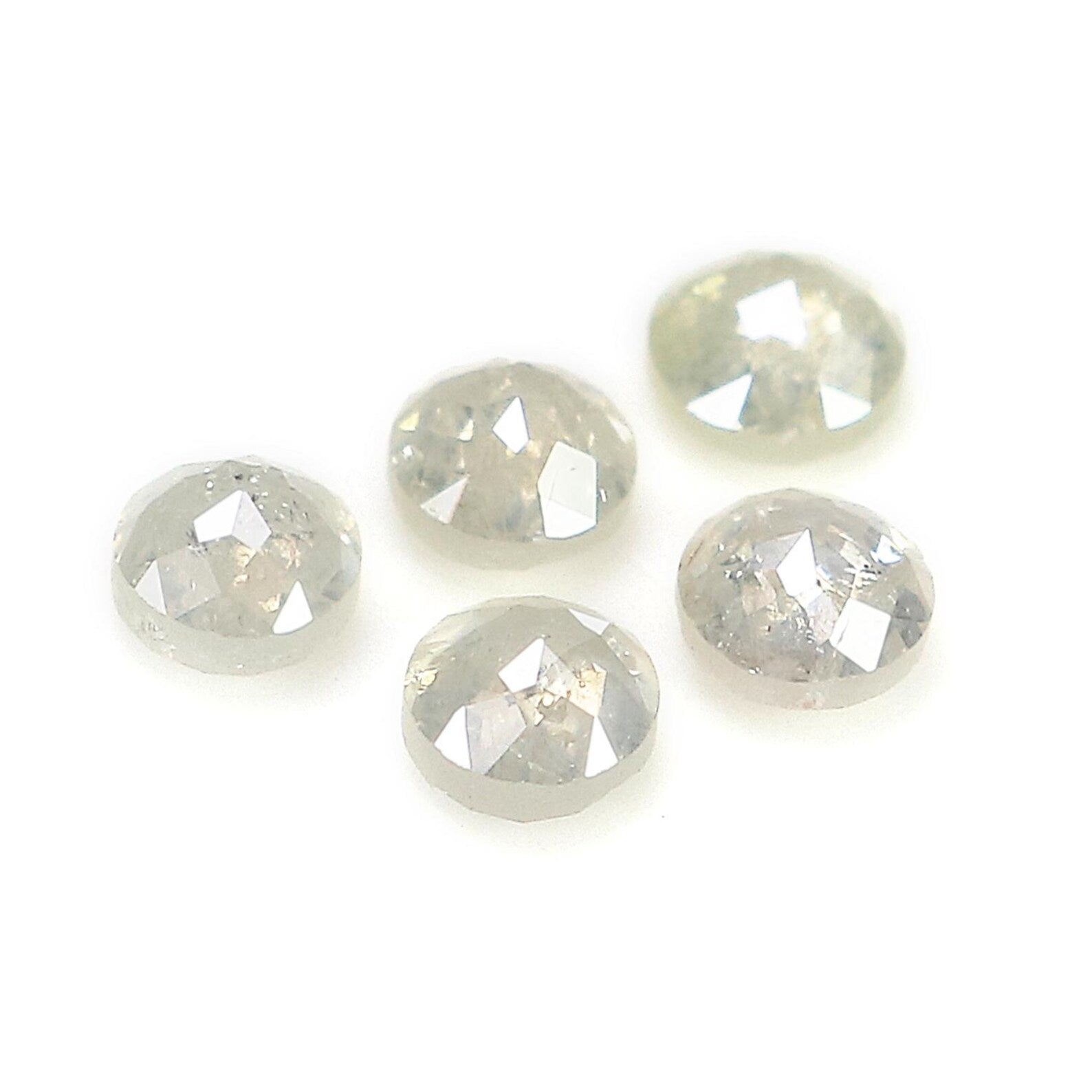 0.91 Ct Natural Loose Round Shape Diamond Grey Color Round Diamond 3.10 MM Natural Loose Gray Color Diamond Round Rose Cut Diamond NQ6527
