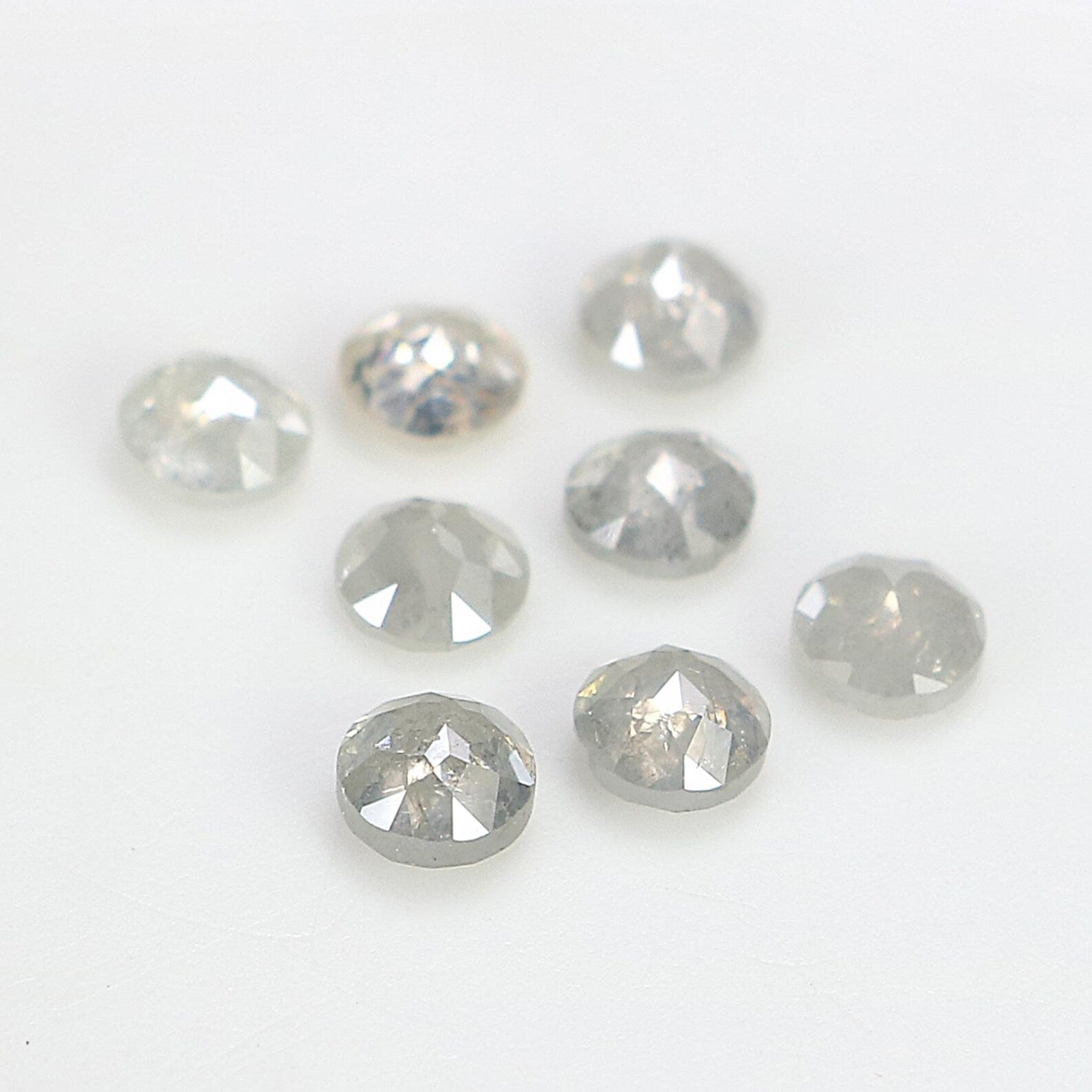 1.20 CT Natural Loose Round Shape Diamond Grey Color Round Diamond 3.05 MM Natural Loose Diamond Grey Color Round Rose Cut Diamond NQ2569