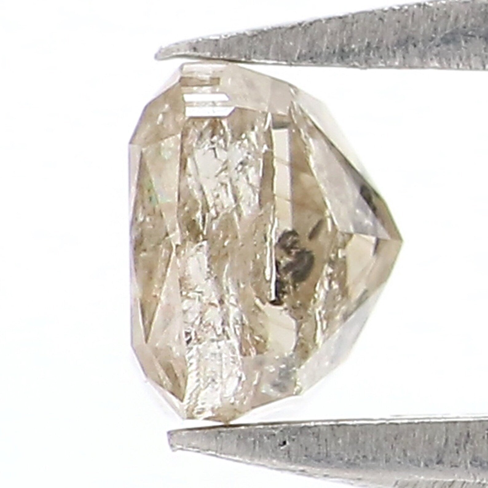 Natural Loose Cushion Diamond, Brown Color Diamond, Natural Loose Diamond, Cushion Rose Cut Diamond, 0.50 CT Cushion Shape Diamond N7636