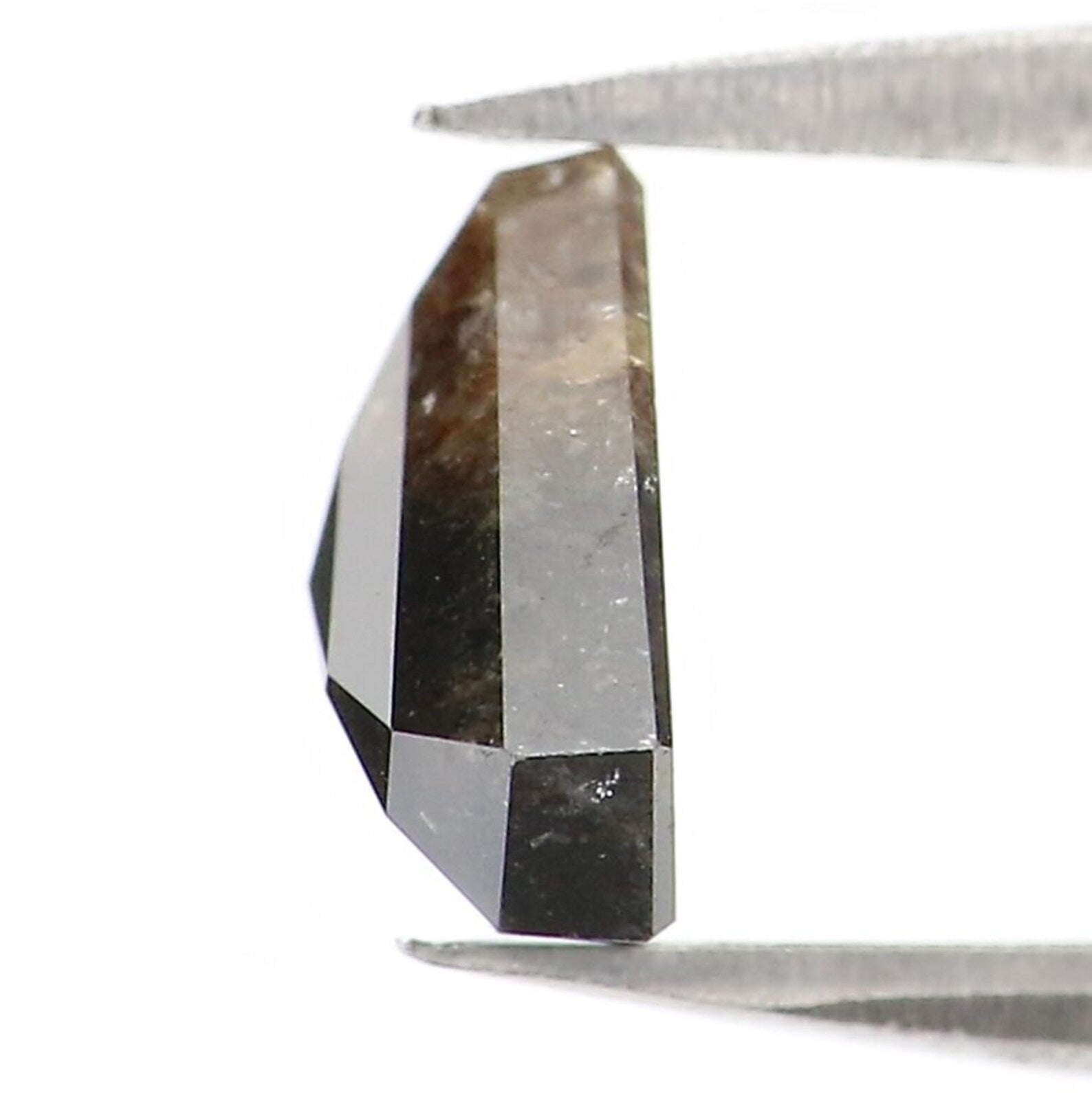 1.18 CT Natural Loose Shield Diamond Brown Color Diamond 6.25 MM Natural Loose Diamond Shield Rose Cut Diamond Shield Shape Diamond QN9124