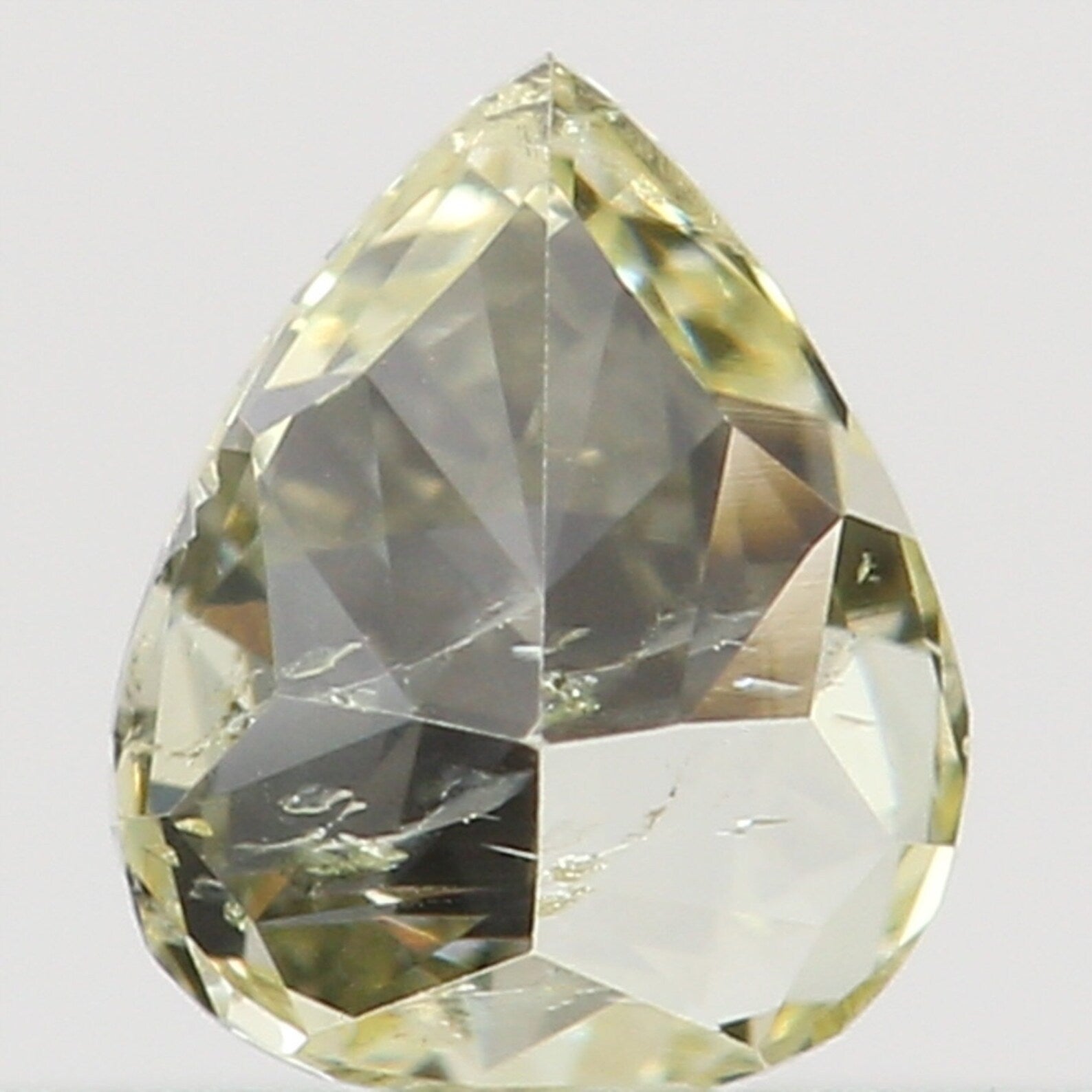 0.14 Ct Natural Loose Pear Shape Diamond Yellow Color Pear Cut Diamond 3.70 MM Natural Loose Diamond Pear Brilliant Cut Diamond N8097