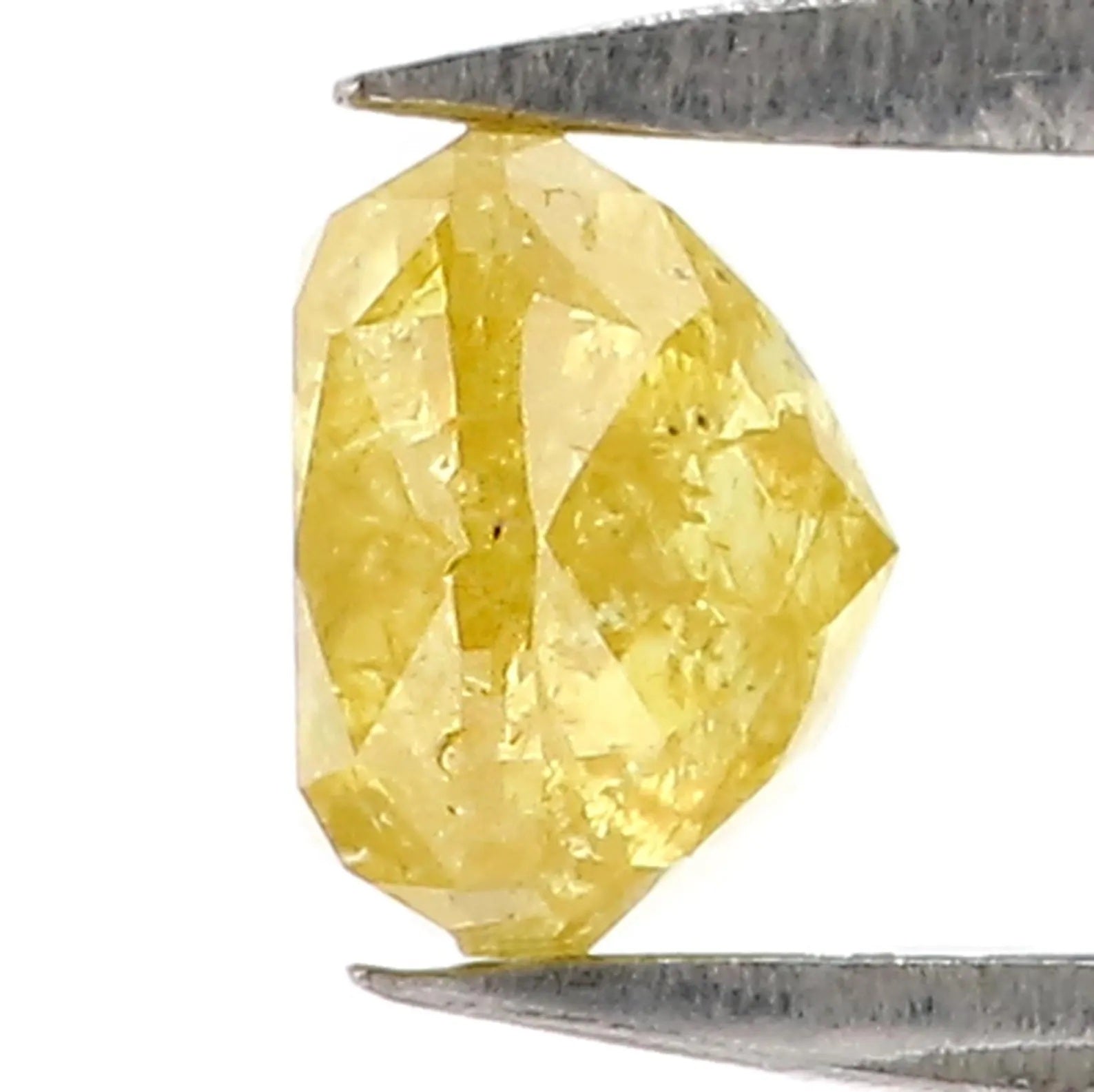 0.75 CT Natural Loose Cushion Shape Diamond Yellow Color Cushion Cut Diamond 4.85 MM Natural Yellow Color Cushion Rose Cut Diamond NQ2367