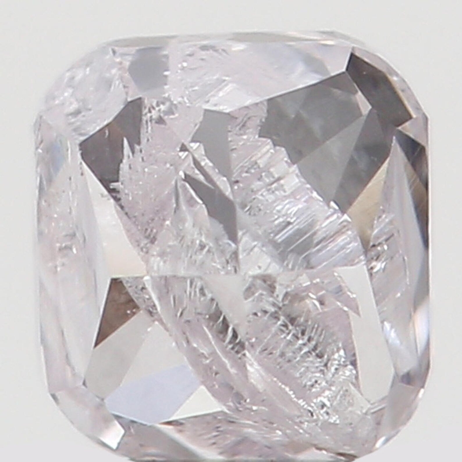 0.18 Ct Natural Loose Diamond Cushion Pink Color I2 Clarity 3.10 MM N7435