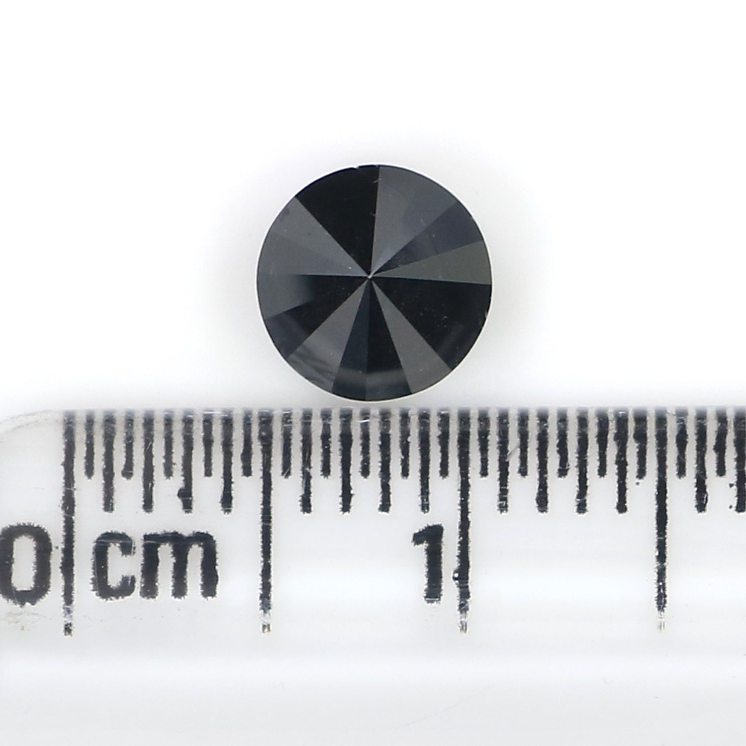 1.07 Ct Natural Loose Round Diamond Black Color Round Diamond 6.00 MM Natural Loose Diamond Black Color Round Brilliant Cut Diamond LC09