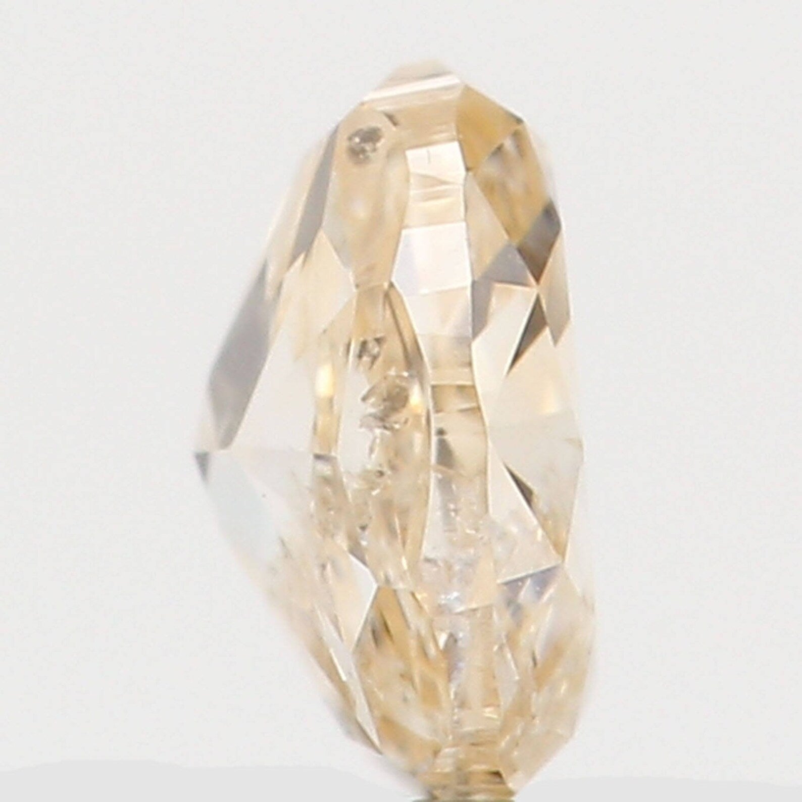 0.15 Ct Natural Loose Diamond Oval Orange Color I1 Clarity 3.60 MM N7443