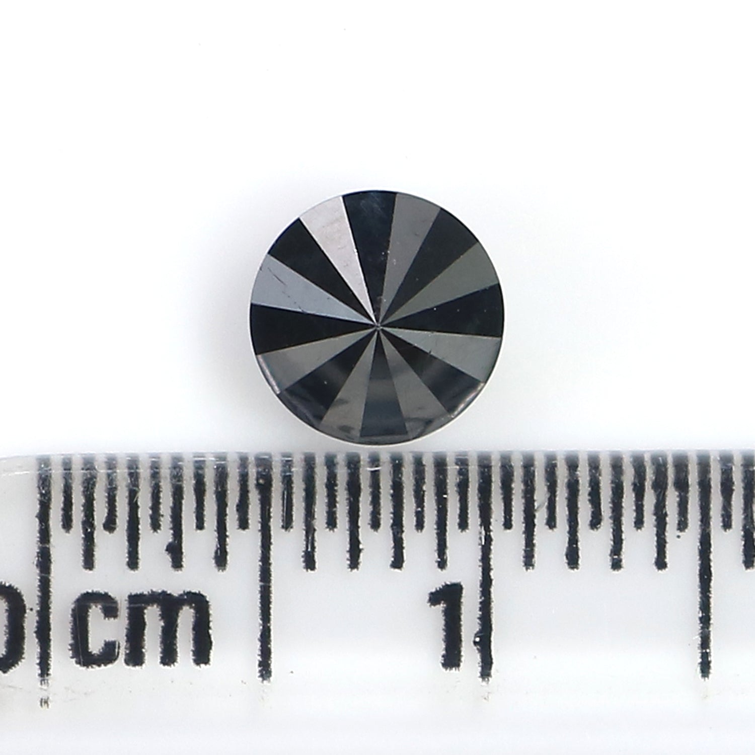 0.91 Ct Natural Loose Round Diamond Black Color Round Diamond 5.80 MM Natural Loose Diamond Black Color Round Brilliant Cut Diamond LC06
