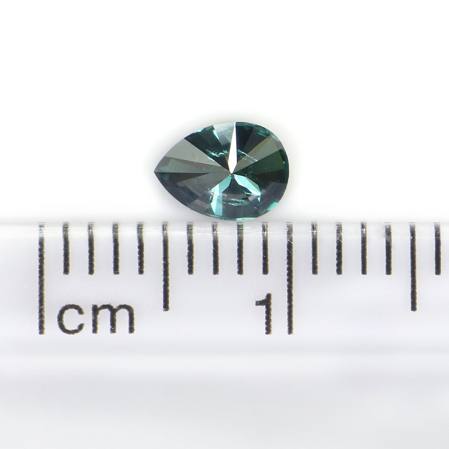 0.40 CT Natural Loose Pear Shape Diamond Blue Color Pear Cut Diamond 5.50 MM Natural Blue Color Diamond Pear Brilliant Cut Diamond LQ924