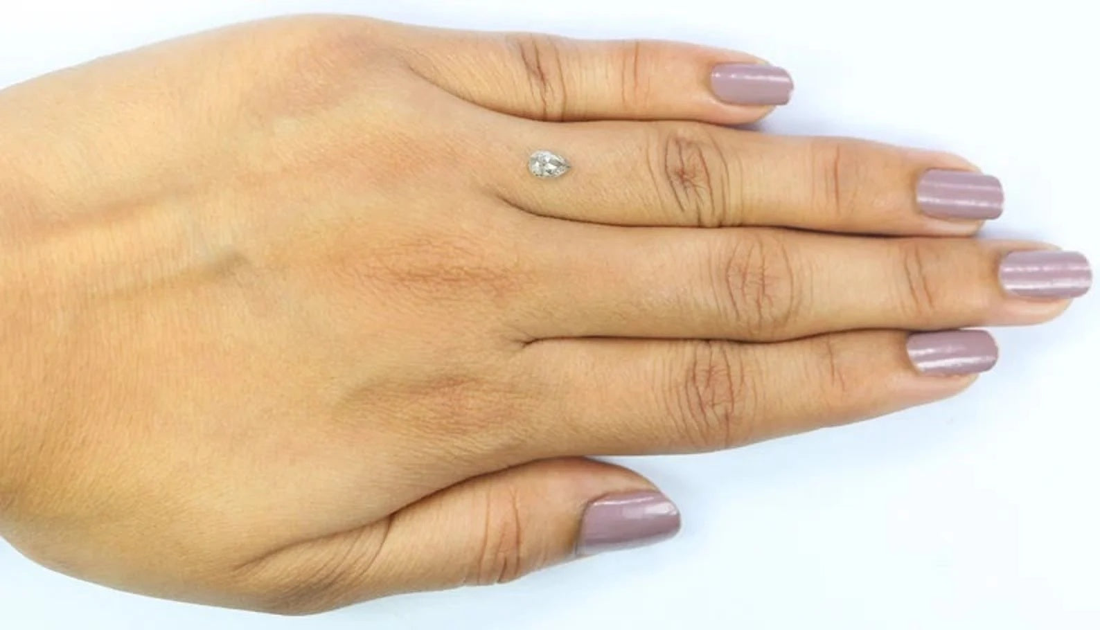 0.35 CT Natural Loose Pear Shape Diamond Salt And Pepper Pear Diamond 5.70 MM Natural Diamond Black Grey Color Pear Rose Cut Diamond NQ1040