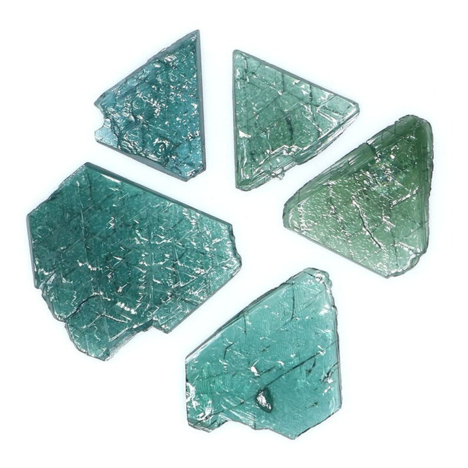 2.11 CT Natural Loose Slice Shape Diamond Blue Color Slice Diamond 7.50 MM Natural Slice Diamond Irregular Cut Slice Shape Diamond NQ367