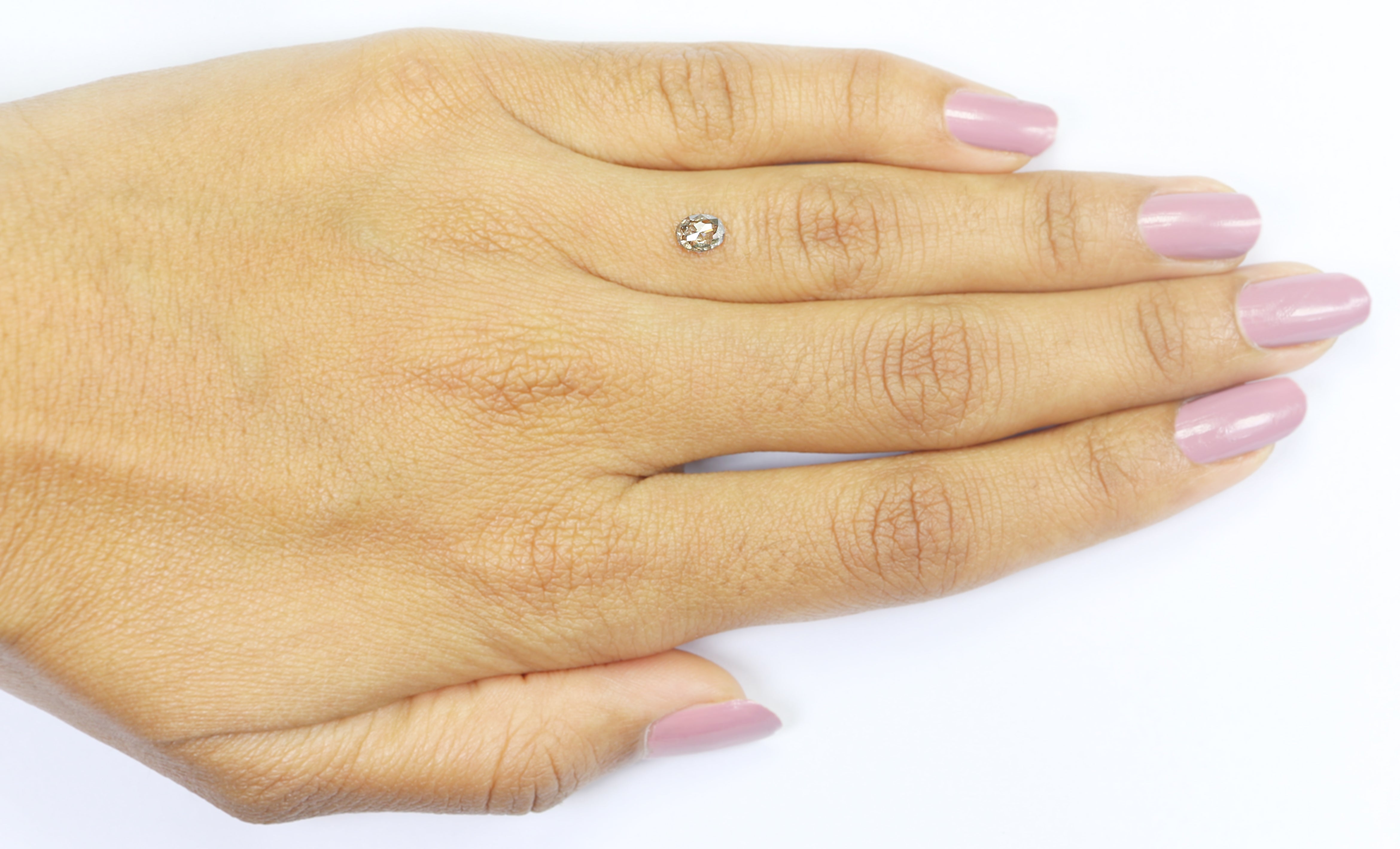 0.36 CT Natural Loose Oval Shape Diamond Salt And Pepper Oval Cut Diamond 5.25 MM Natural Loose Black Grey Color Oval Rose Cut Diamond LQ414