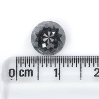 Natural Loose Round Rose Cut Diamond, Salt And Pepper Round Diamond, Natural Loose Diamond, Rose Cut Diamond, 2.49 CT Round Shape KDL202