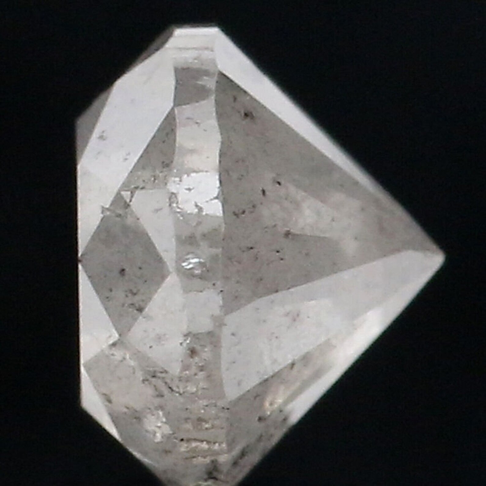1.25 Ct Natural Loose Round Brilliant Cut Diamond Milky Grey Color Diamond 6.15 MM Natural Milky Grey Color Round Brilliant Diamond QN486