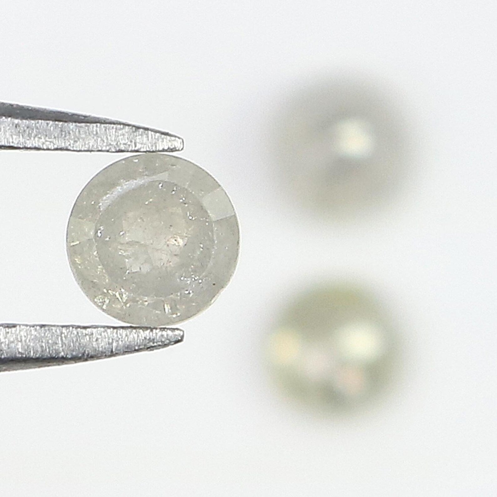 1.01 CT Natural Loose Round Rose Cut Diamond Grey Color Round Shape Diamond 4.00 MM Natural Loose Grey Color Round Rose Cut Diamond NQ2571