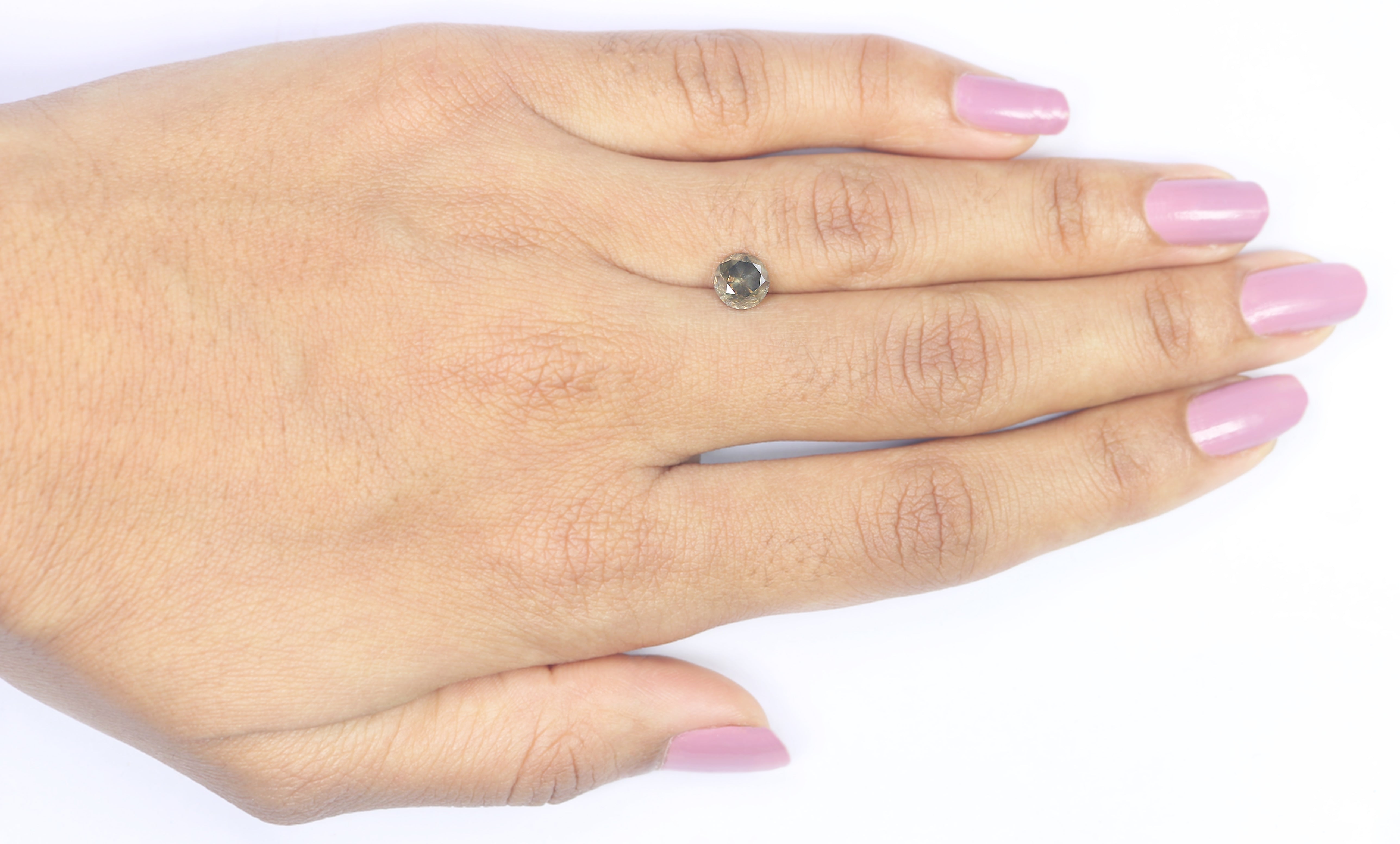 1.15 Ct Natural Loose Round Shape Diamond Grey Color Round Cut Diamond 6.20 MM Natural Loose Grey Color Round Brilliant Cut Diamond LQ8386