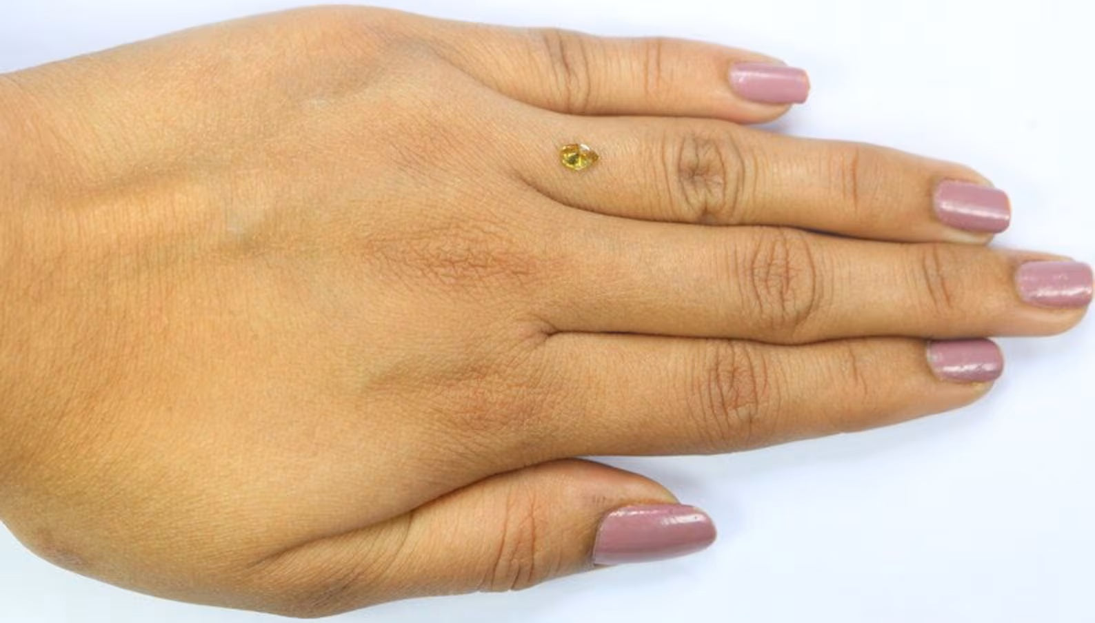 0.33 CT Natural Loose Pear Shape Diamond Yellow Color Pear Diamond 5.55 MM Natural Diamond Yellow Color Pear Brilliant Cut Diamond NQ9817