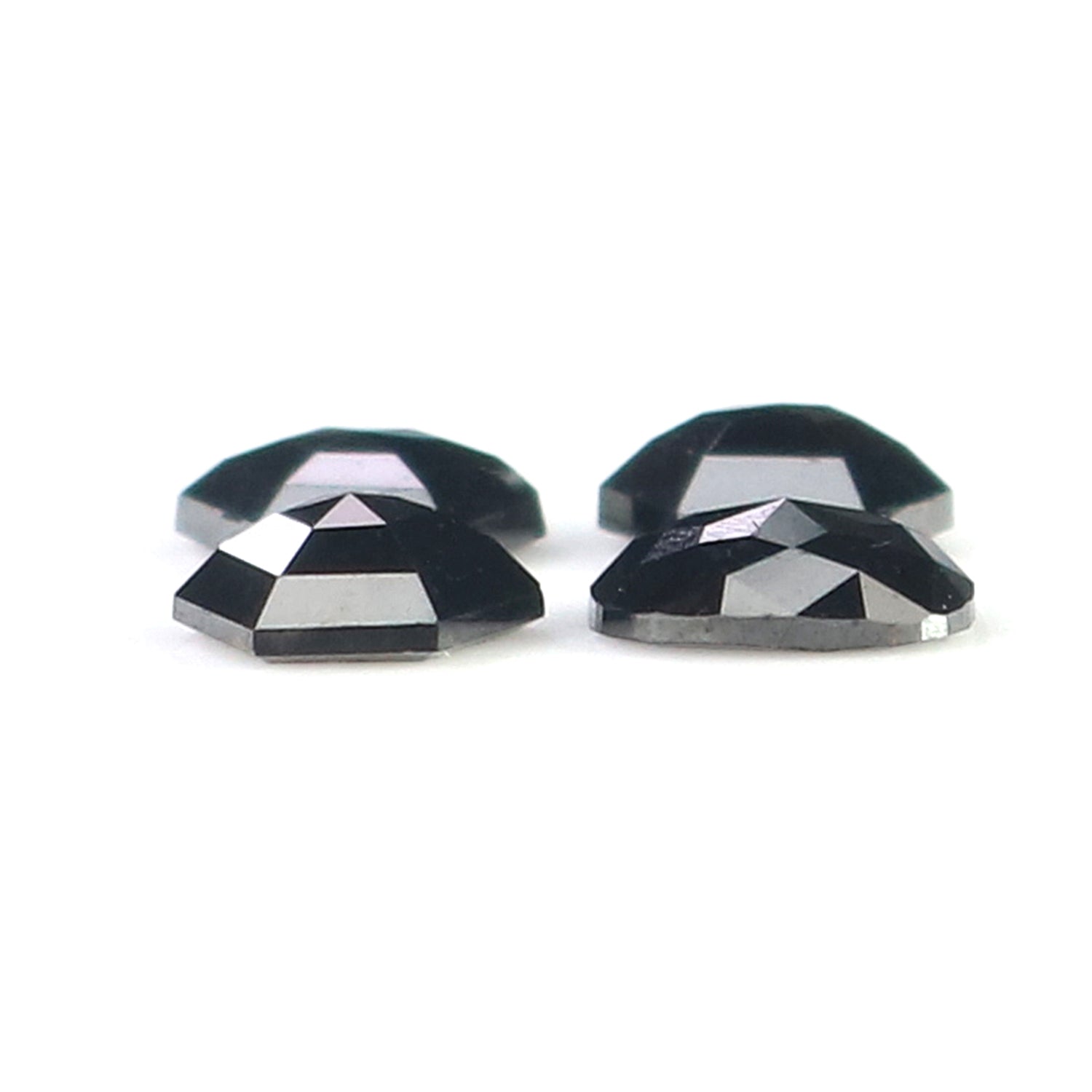 1.02 CT Natural Loose Mix Shape Diamond Black Color Mix Shape Diamond 4.70 MM Natural Loose Black Color Mix Shape Rose Cut Diamond L2688