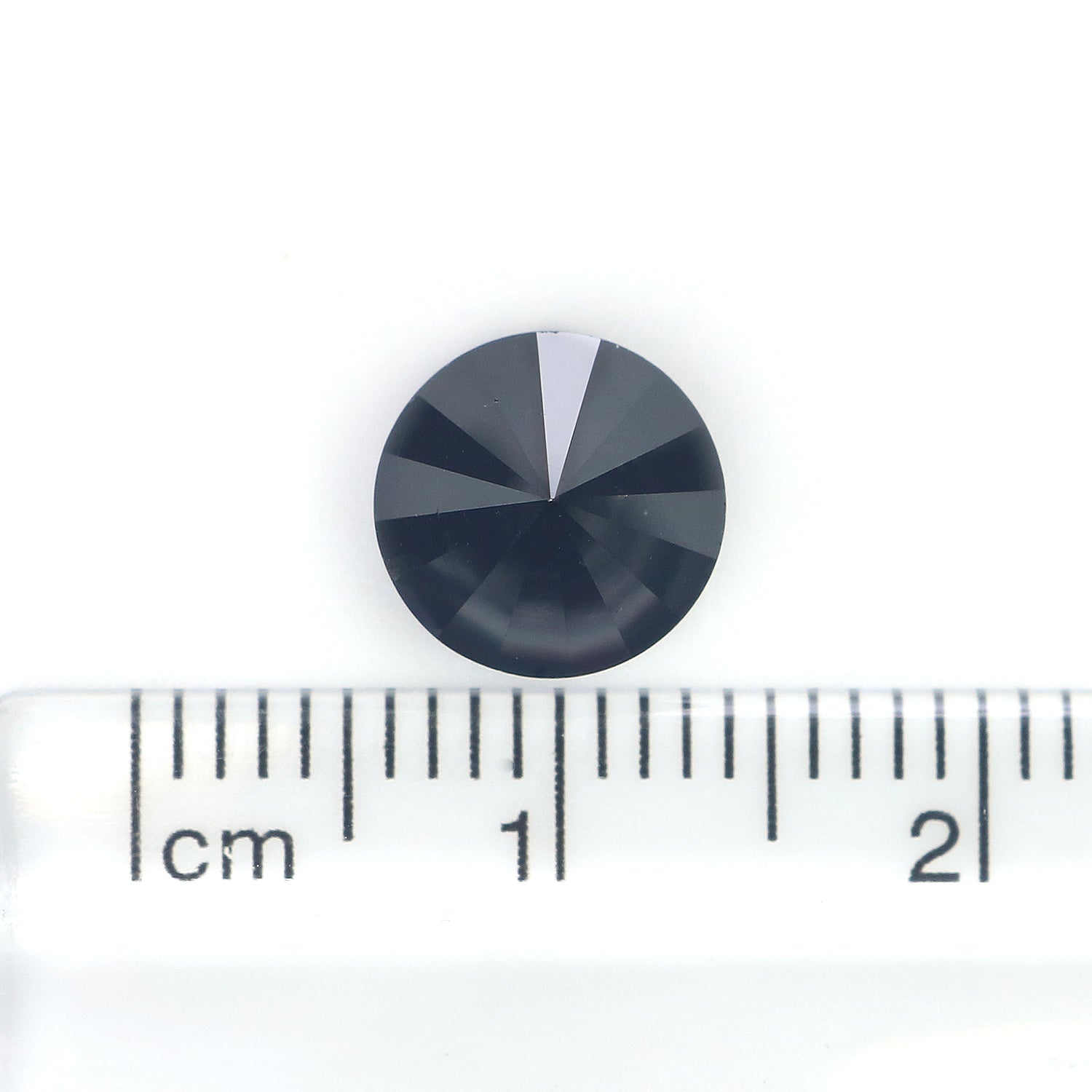 2.98 Ct Natural Loose Round Shape Diamond Black Color Round Cut Diamond 8.15 MM Natural Black Diamond Round Brilliant Cut Diamond LQ407
