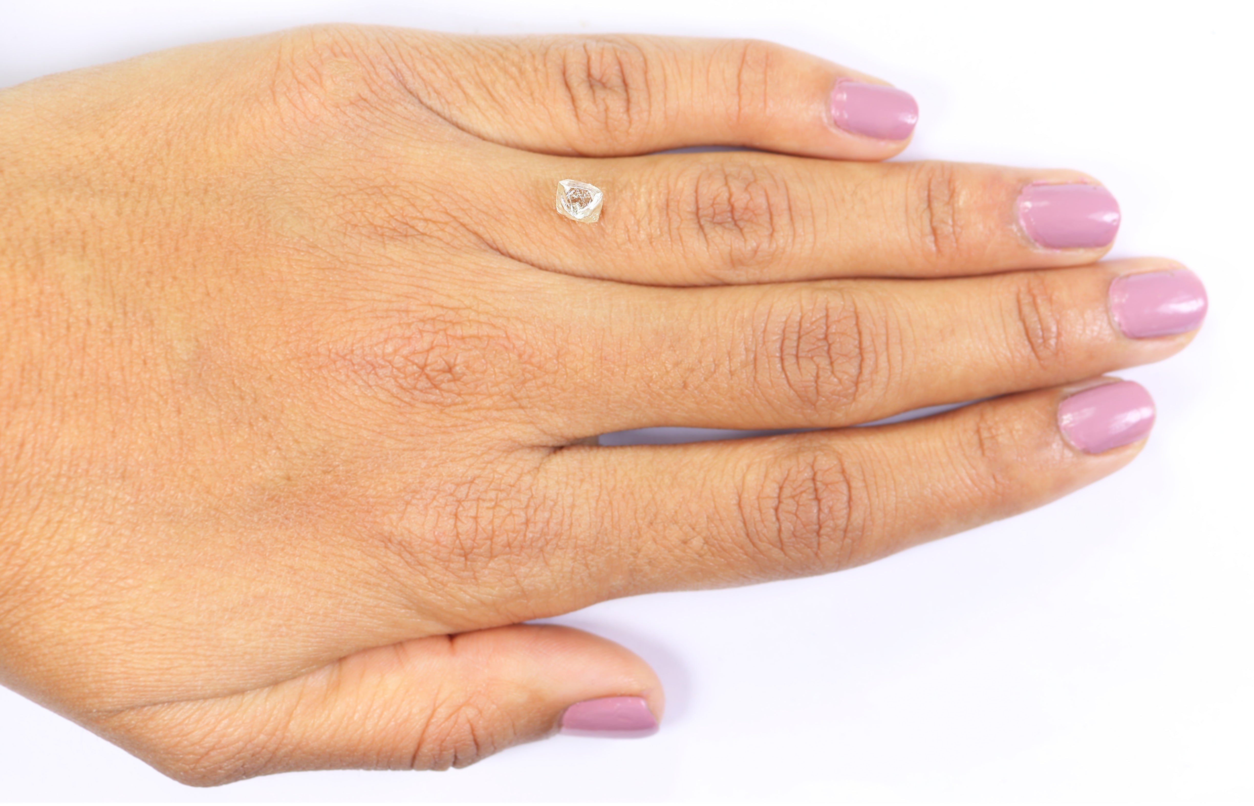 1.15 CT Natural Loose Rough Shape Diamond White-J Color Irregular Cut Diamond 5.25 MM Natural Diamond J Color Rough Irregular UnCut Diamond N2622