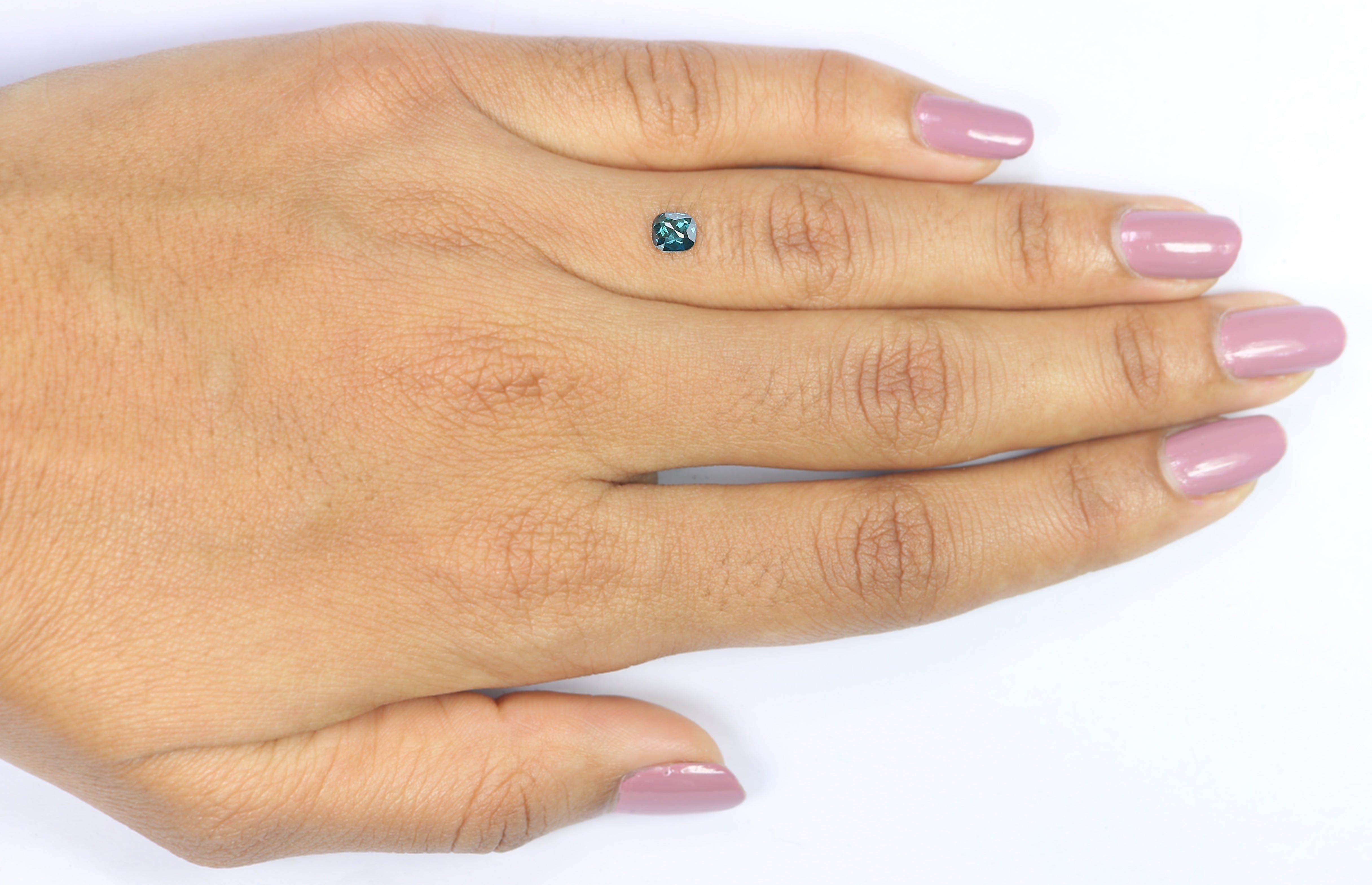 0.45 CT Natural Loose Cushion Shape Diamond Blue Color Cushion Cut Diamond 4.70 MM Natural Loose Diamond Cushion Rose Cut Diamond LQ9743