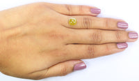 Natural Loose Cushion Diamond, Yellow Color Diamond, Natural Loose Diamond, Cushion Rose Cut Diamond, 2.94 CT Cushion Shape Diamond KDL6112